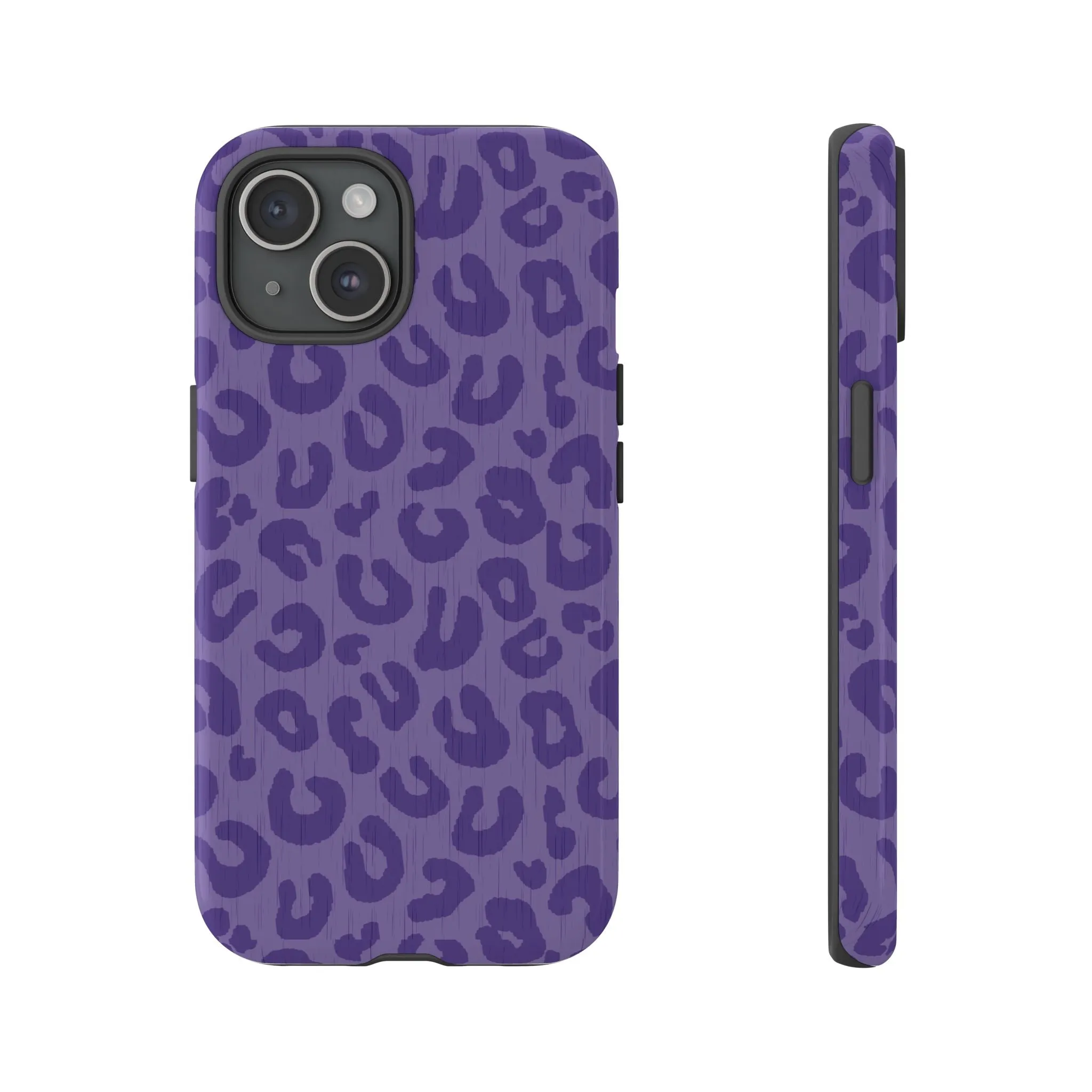 Purple Cheetah Cell Phone Tough Case - Various Styles/Sizes
