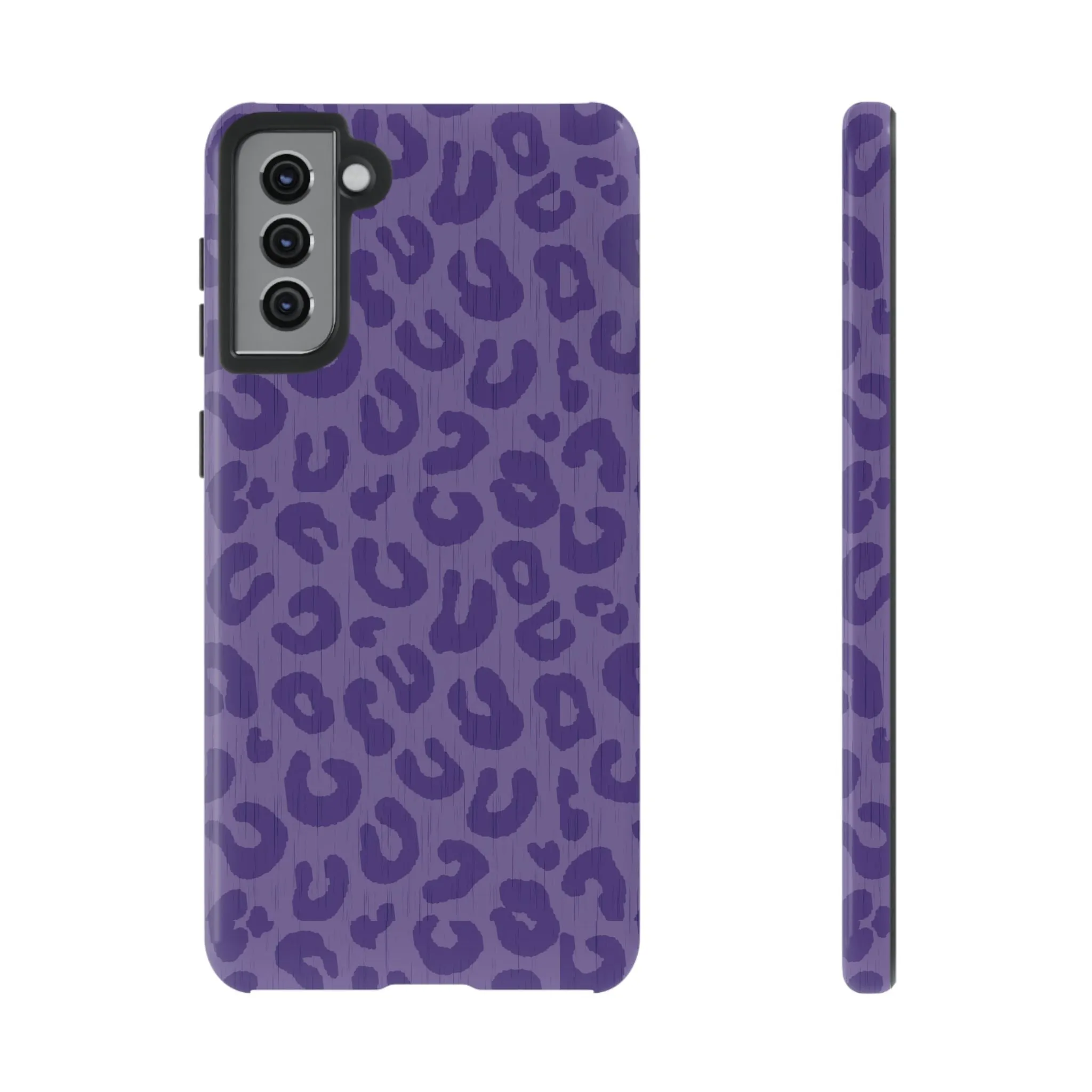 Purple Cheetah Cell Phone Tough Case - Various Styles/Sizes