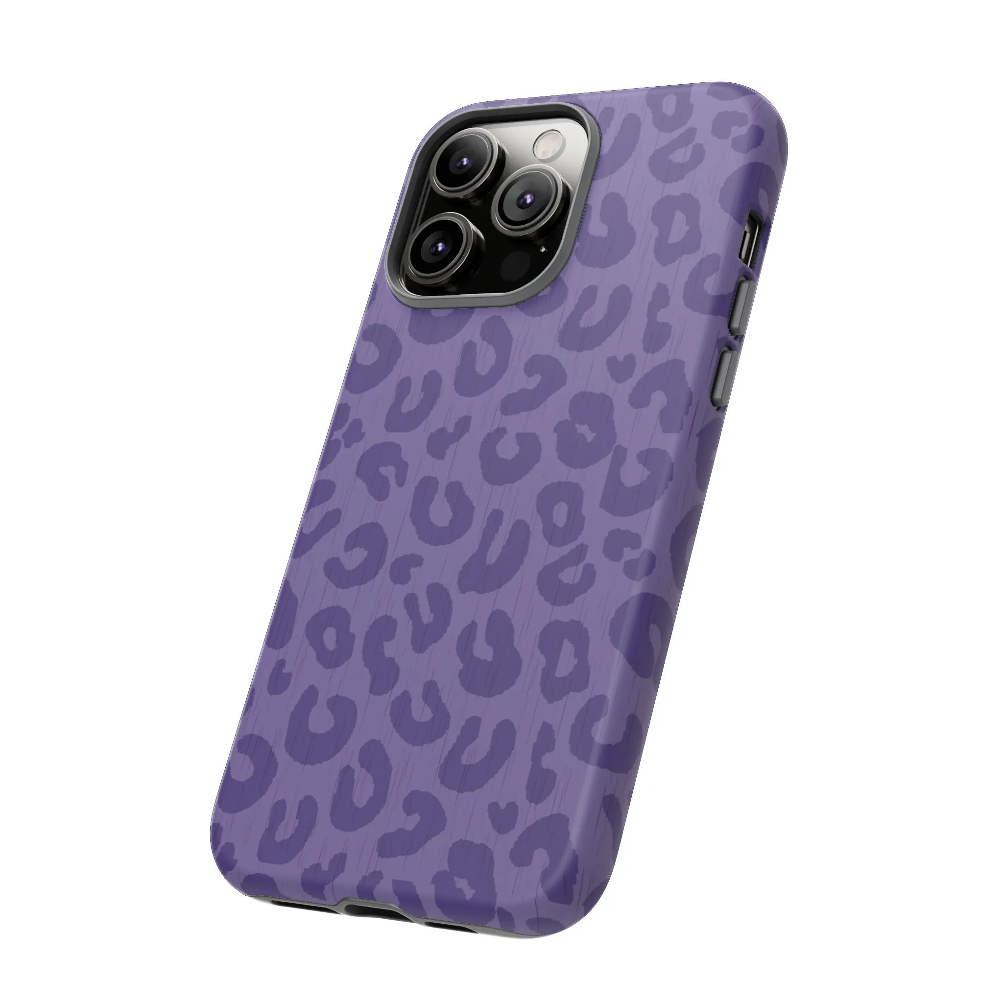Purple Cheetah Cell Phone Tough Case - Various Styles/Sizes