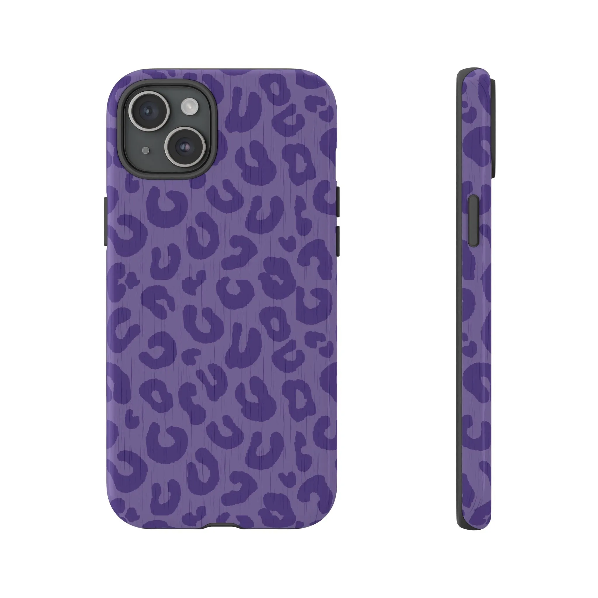 Purple Cheetah Cell Phone Tough Case - Various Styles/Sizes