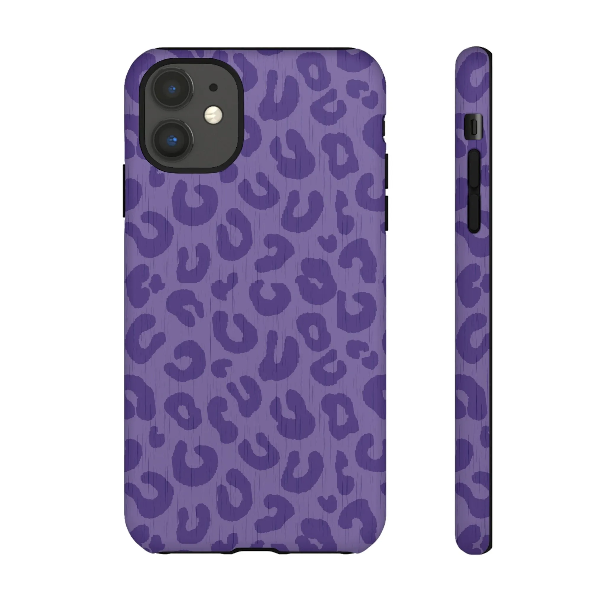 Purple Cheetah Cell Phone Tough Case - Various Styles/Sizes