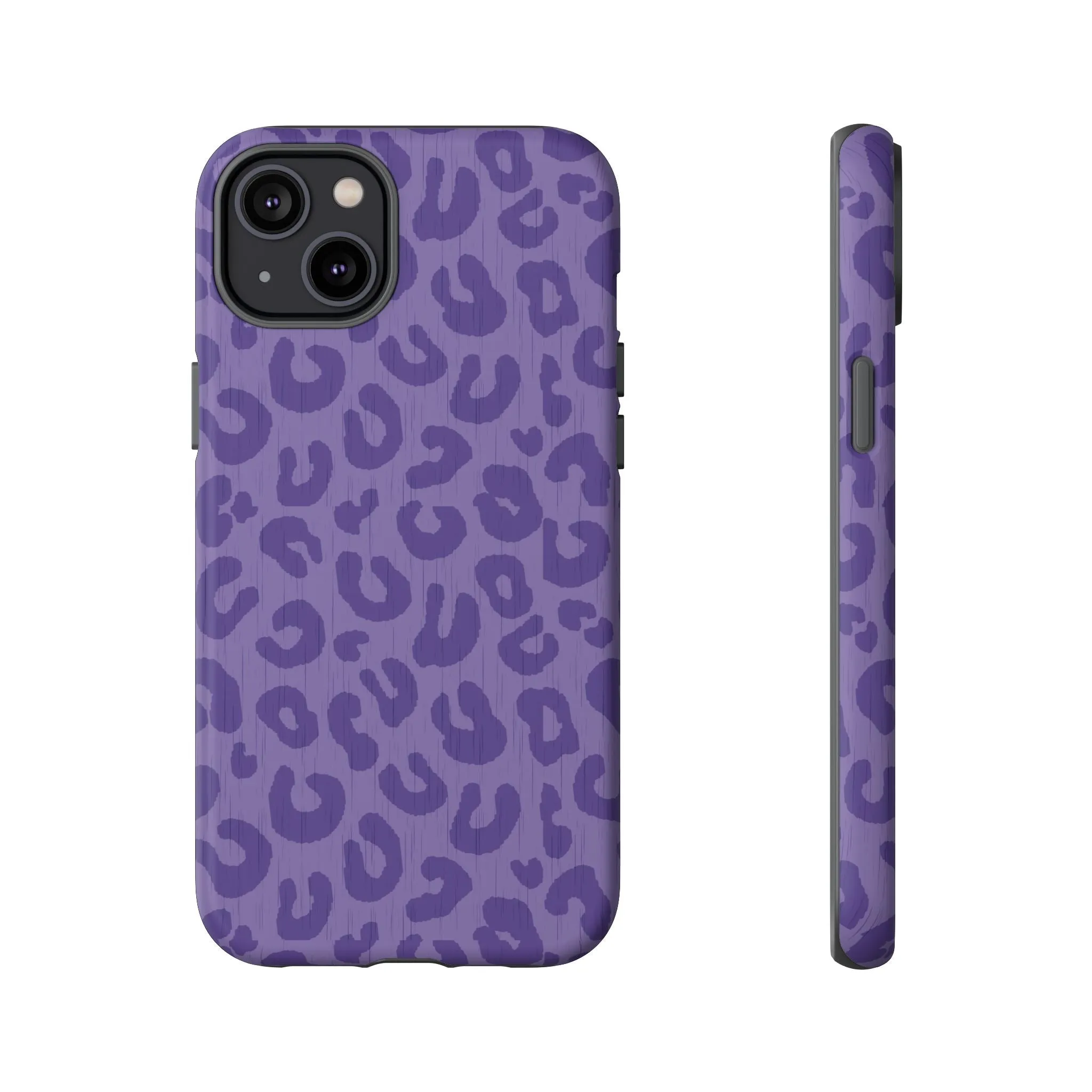 Purple Cheetah Cell Phone Tough Case - Various Styles/Sizes