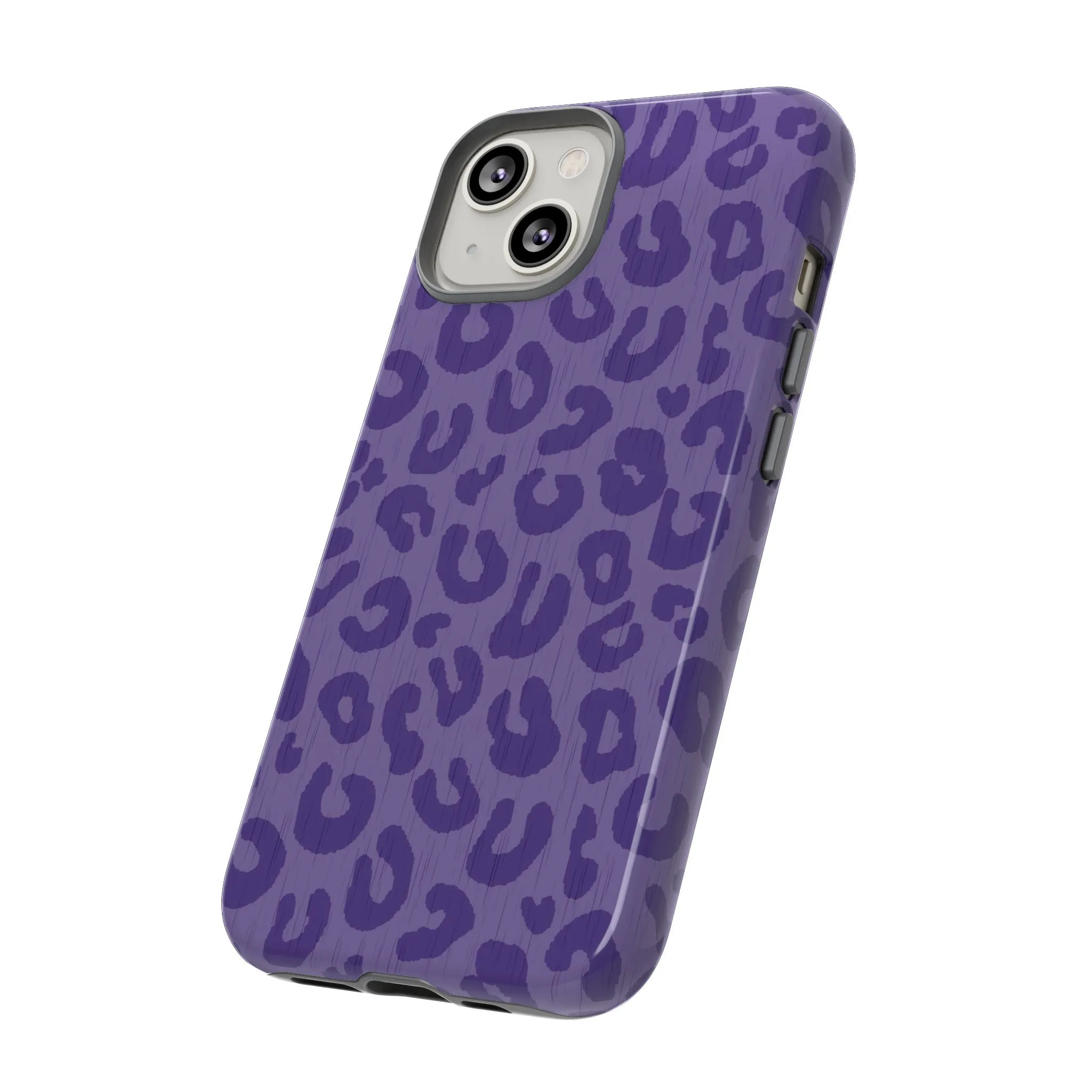 Purple Cheetah Cell Phone Tough Case - Various Styles/Sizes