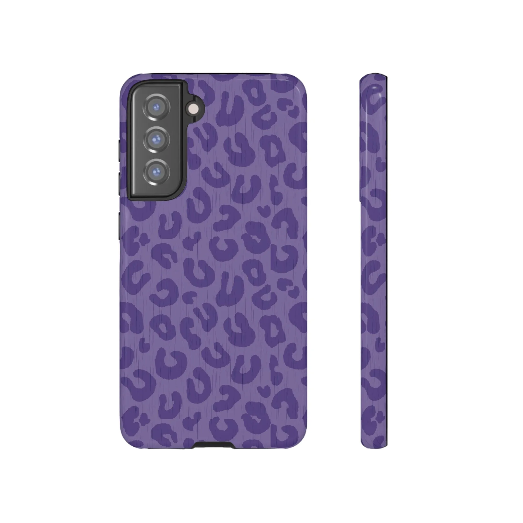Purple Cheetah Cell Phone Tough Case - Various Styles/Sizes