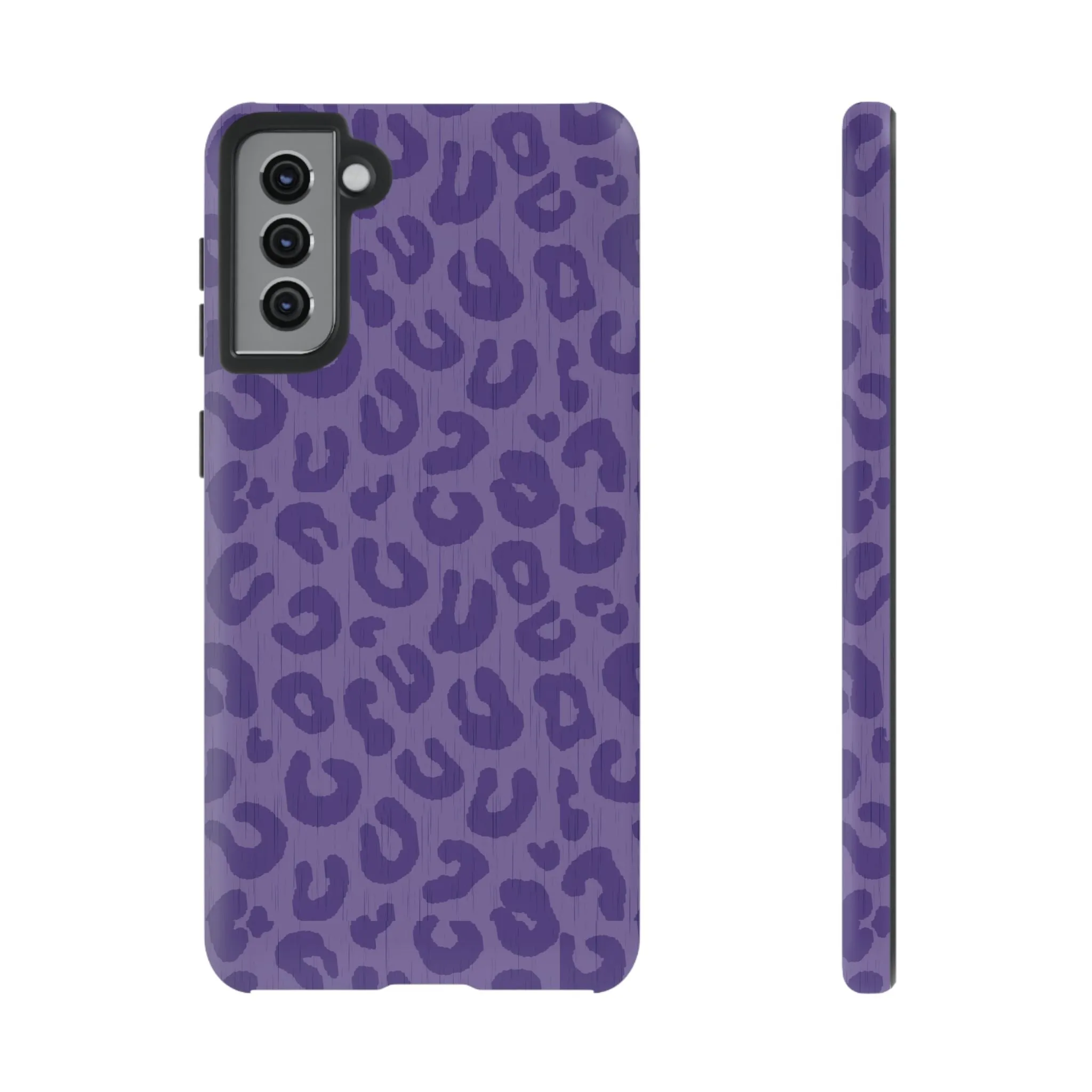 Purple Cheetah Cell Phone Tough Case - Various Styles/Sizes