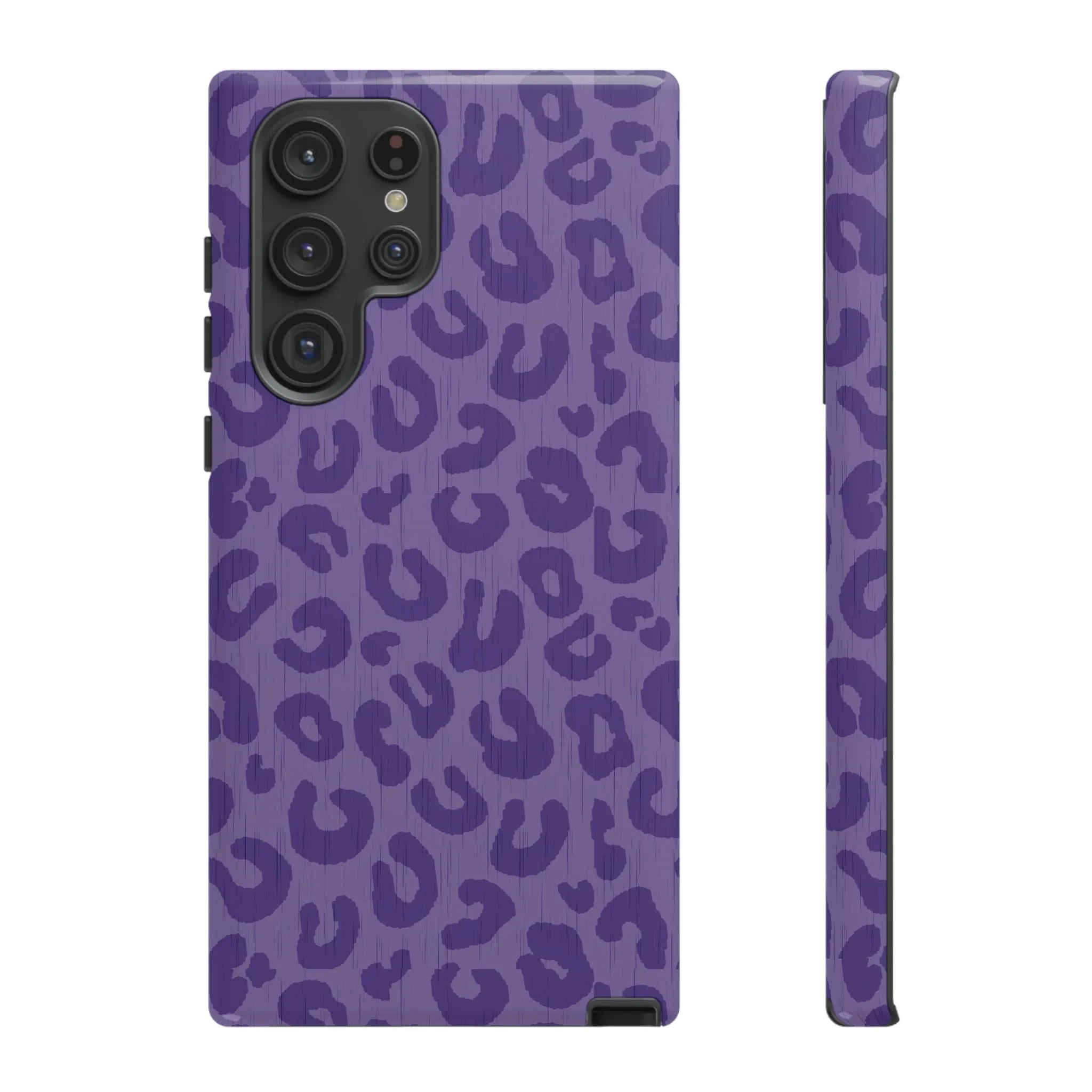Purple Cheetah Cell Phone Tough Case - Various Styles/Sizes