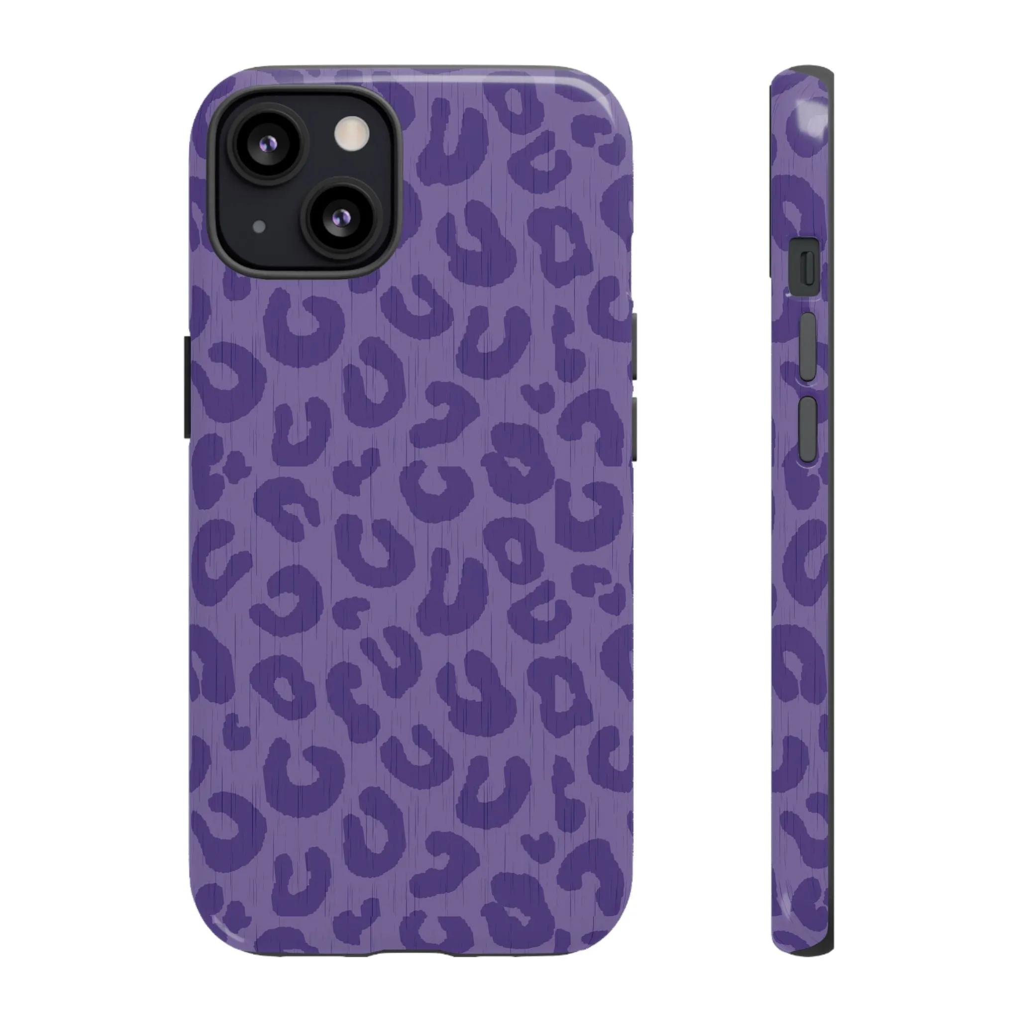 Purple Cheetah Cell Phone Tough Case - Various Styles/Sizes