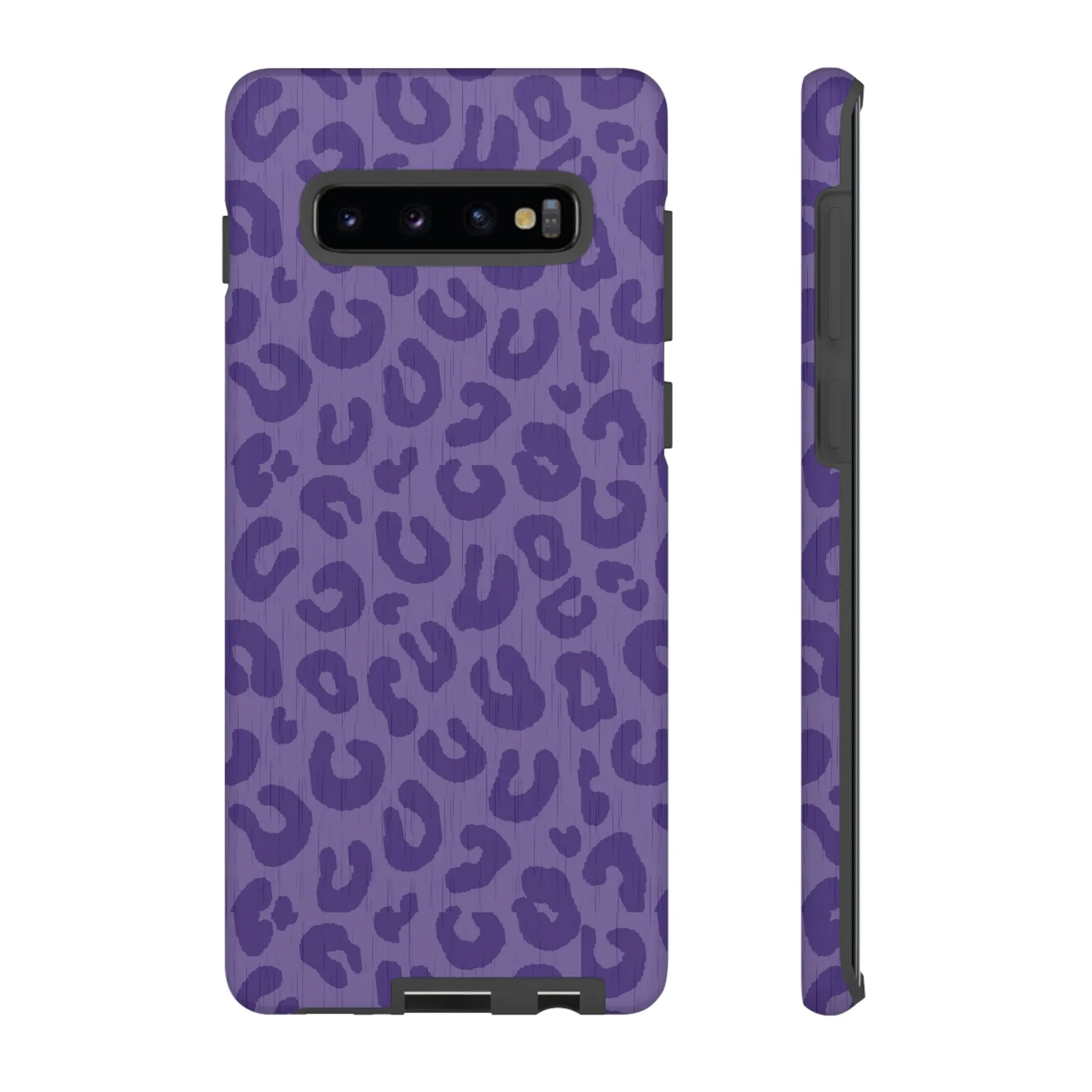 Purple Cheetah Cell Phone Tough Case - Various Styles/Sizes
