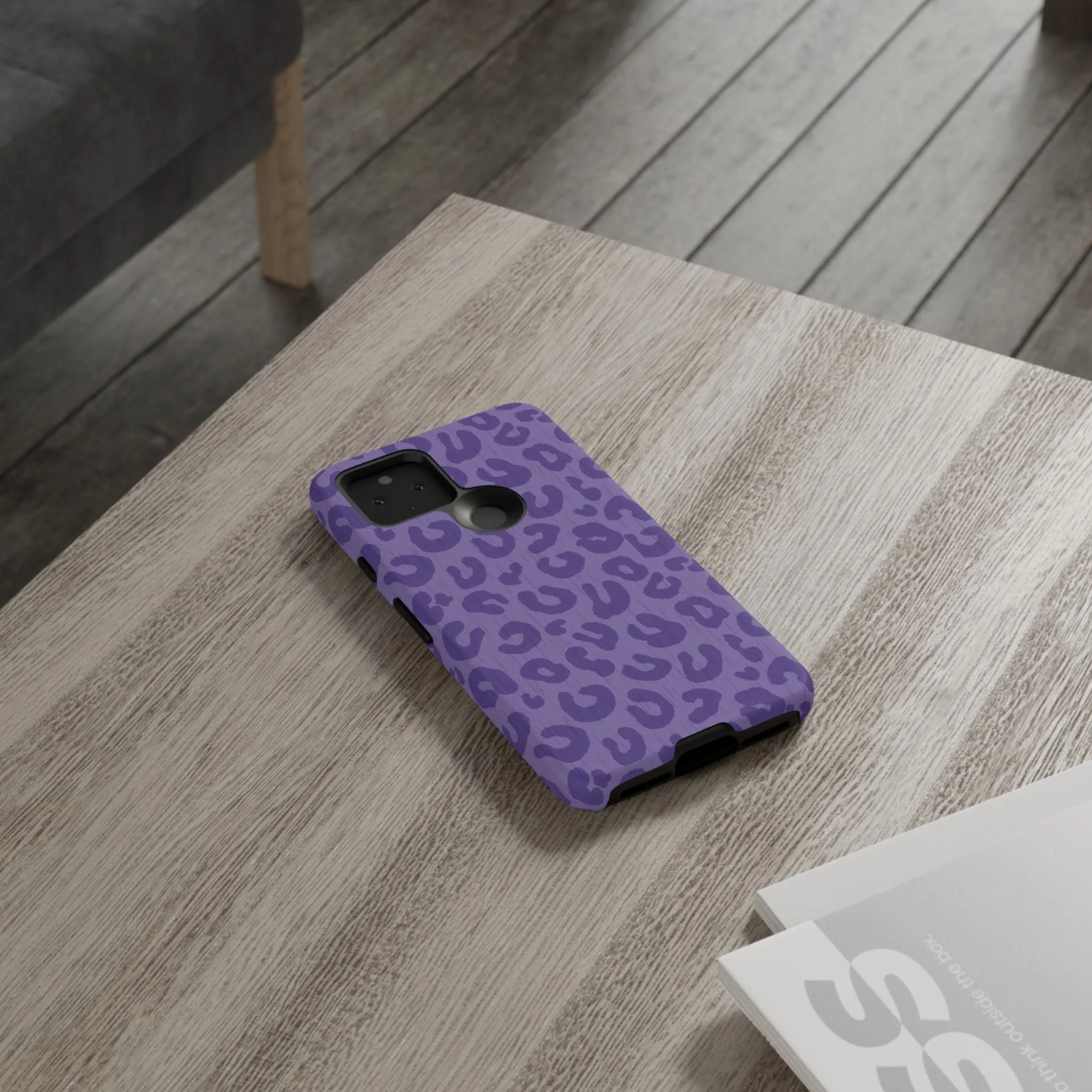 Purple Cheetah Cell Phone Tough Case - Various Styles/Sizes