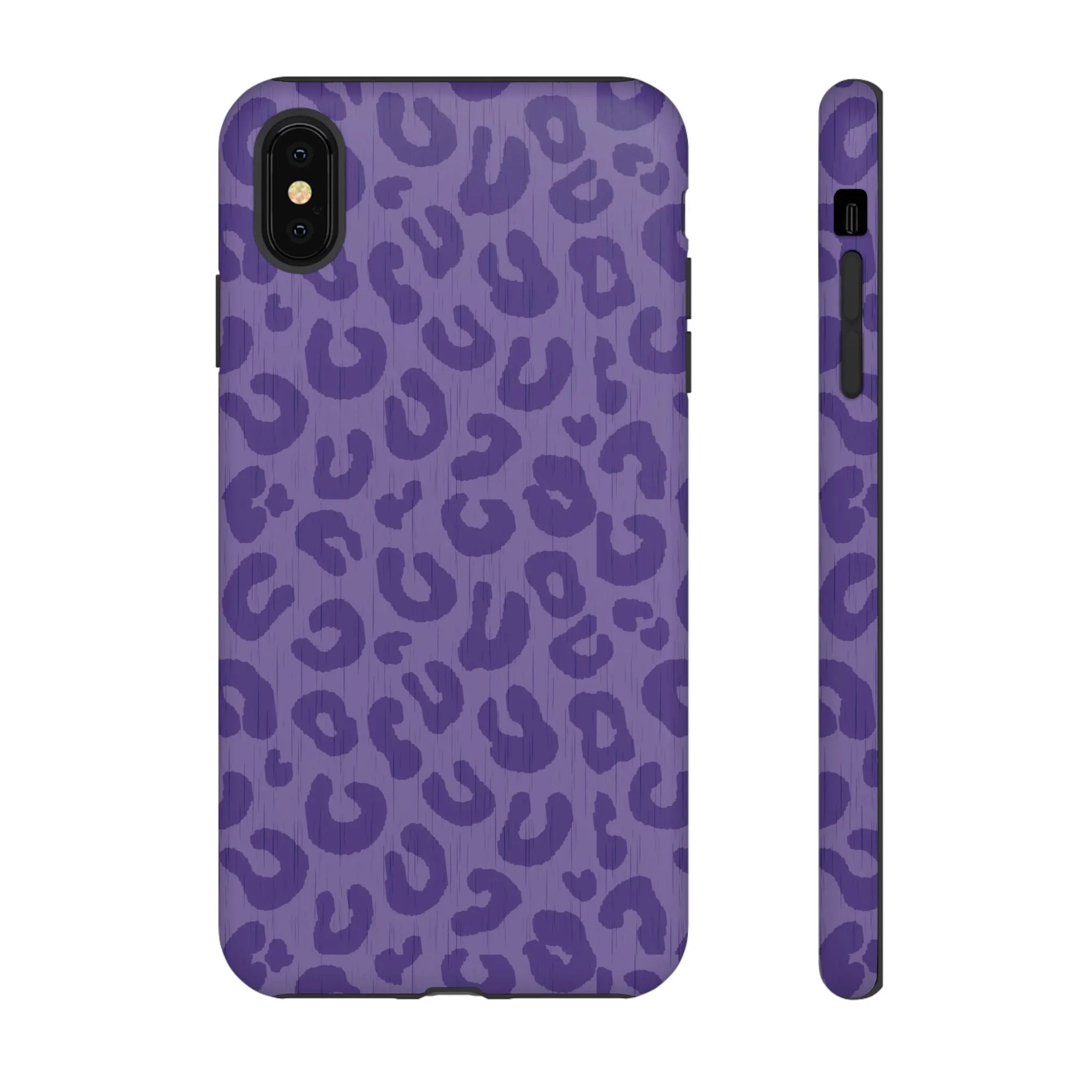 Purple Cheetah Cell Phone Tough Case - Various Styles/Sizes