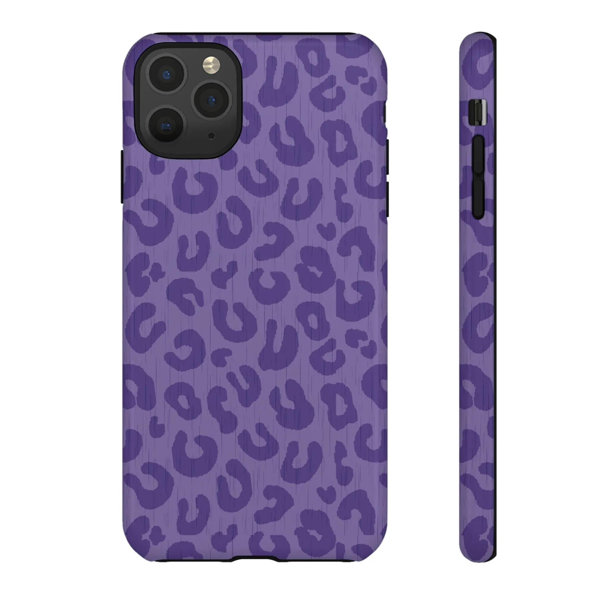 Purple Cheetah Cell Phone Tough Case - Various Styles/Sizes