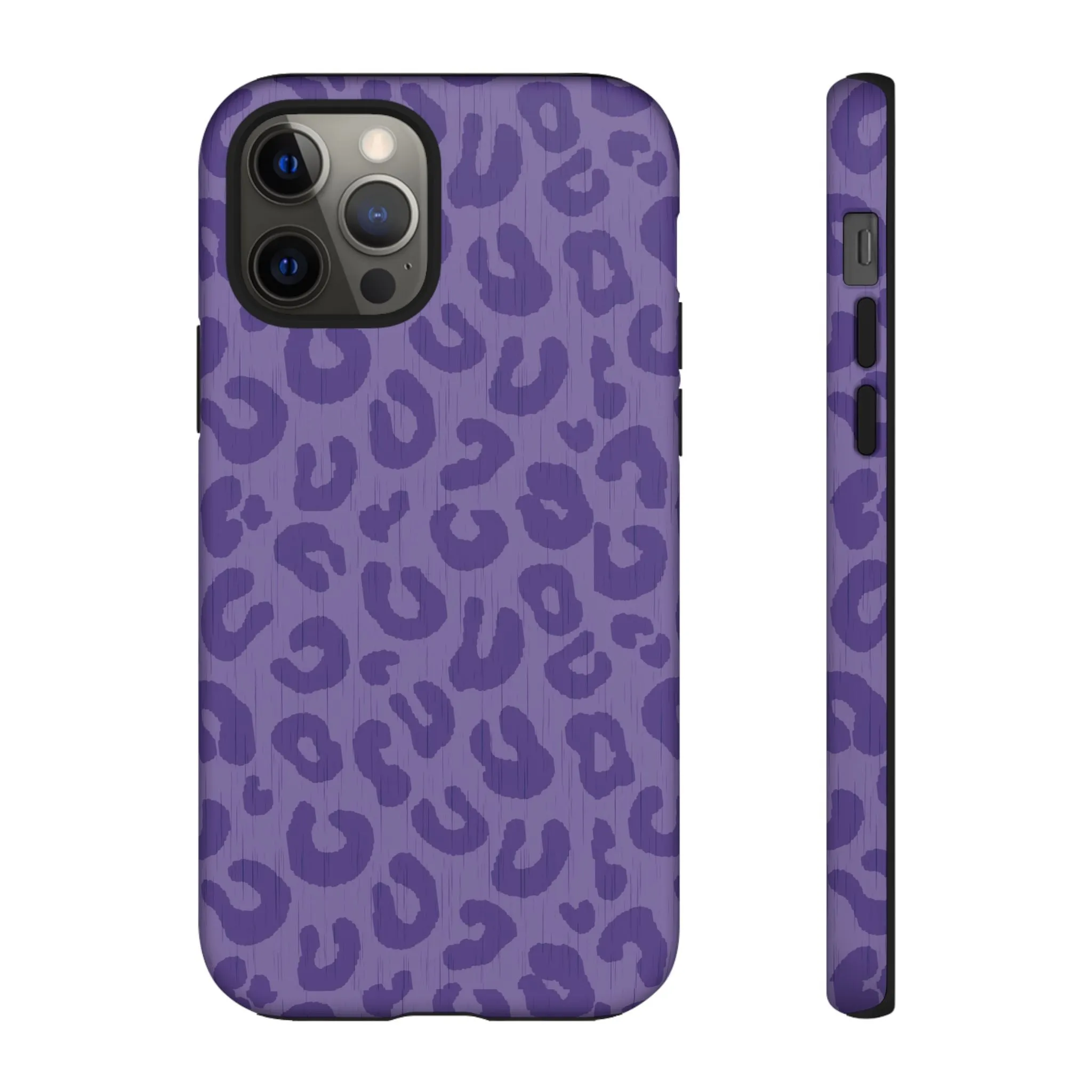 Purple Cheetah Cell Phone Tough Case - Various Styles/Sizes
