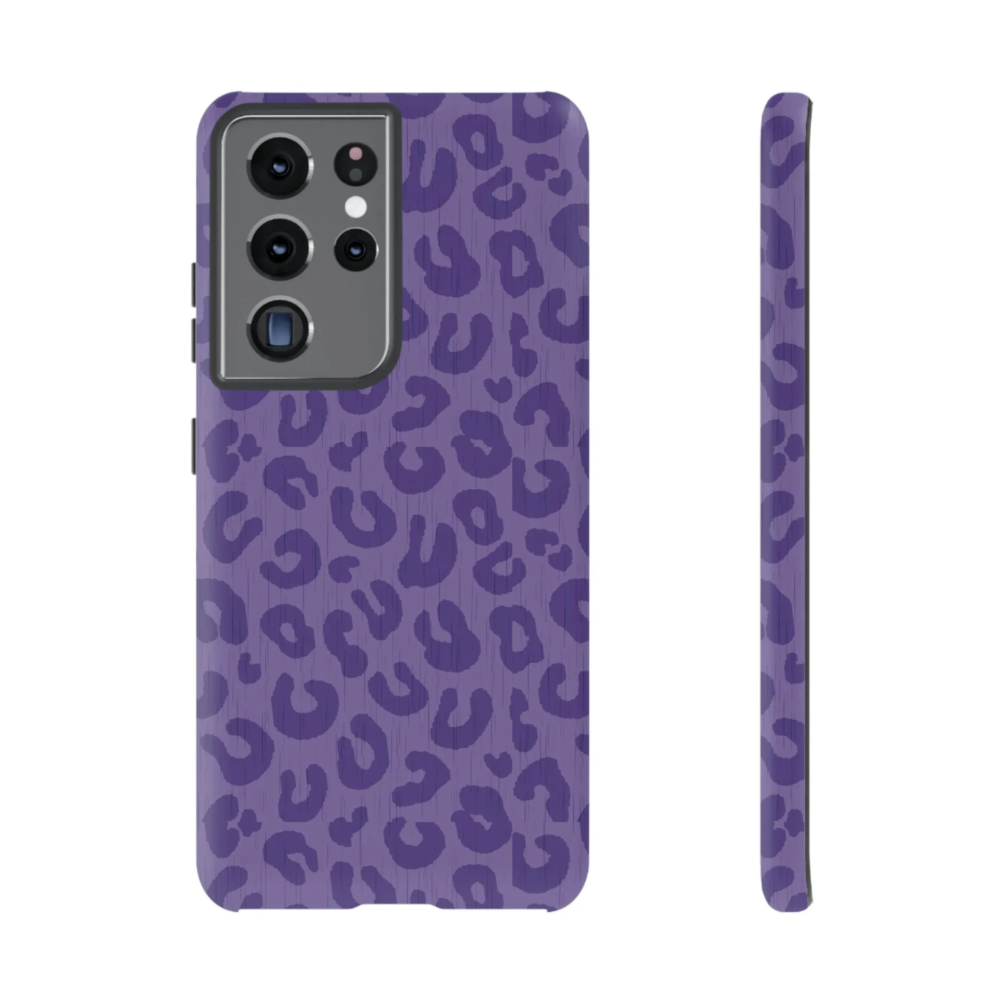 Purple Cheetah Cell Phone Tough Case - Various Styles/Sizes