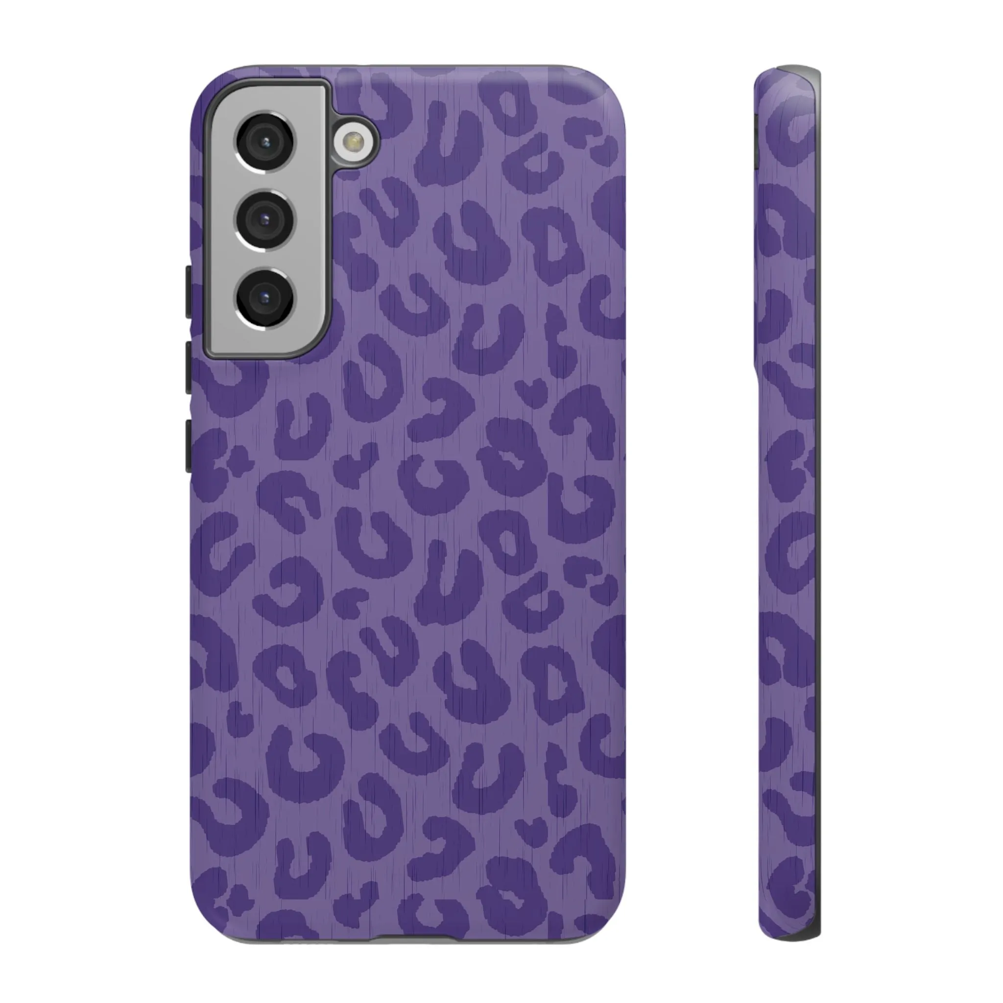 Purple Cheetah Cell Phone Tough Case - Various Styles/Sizes