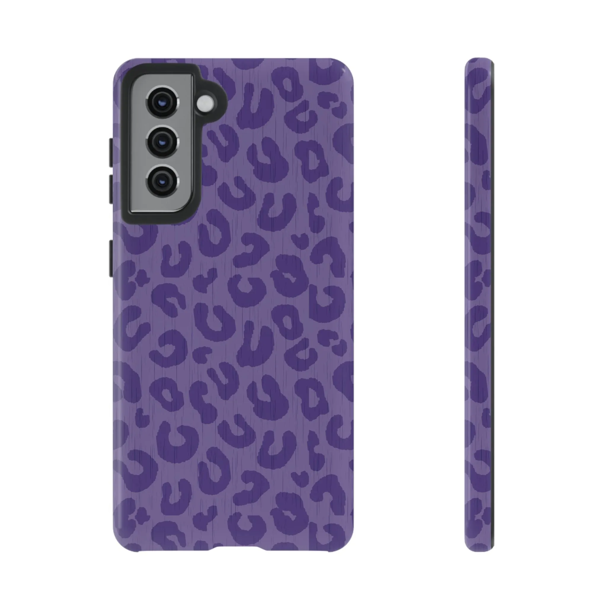 Purple Cheetah Cell Phone Tough Case - Various Styles/Sizes