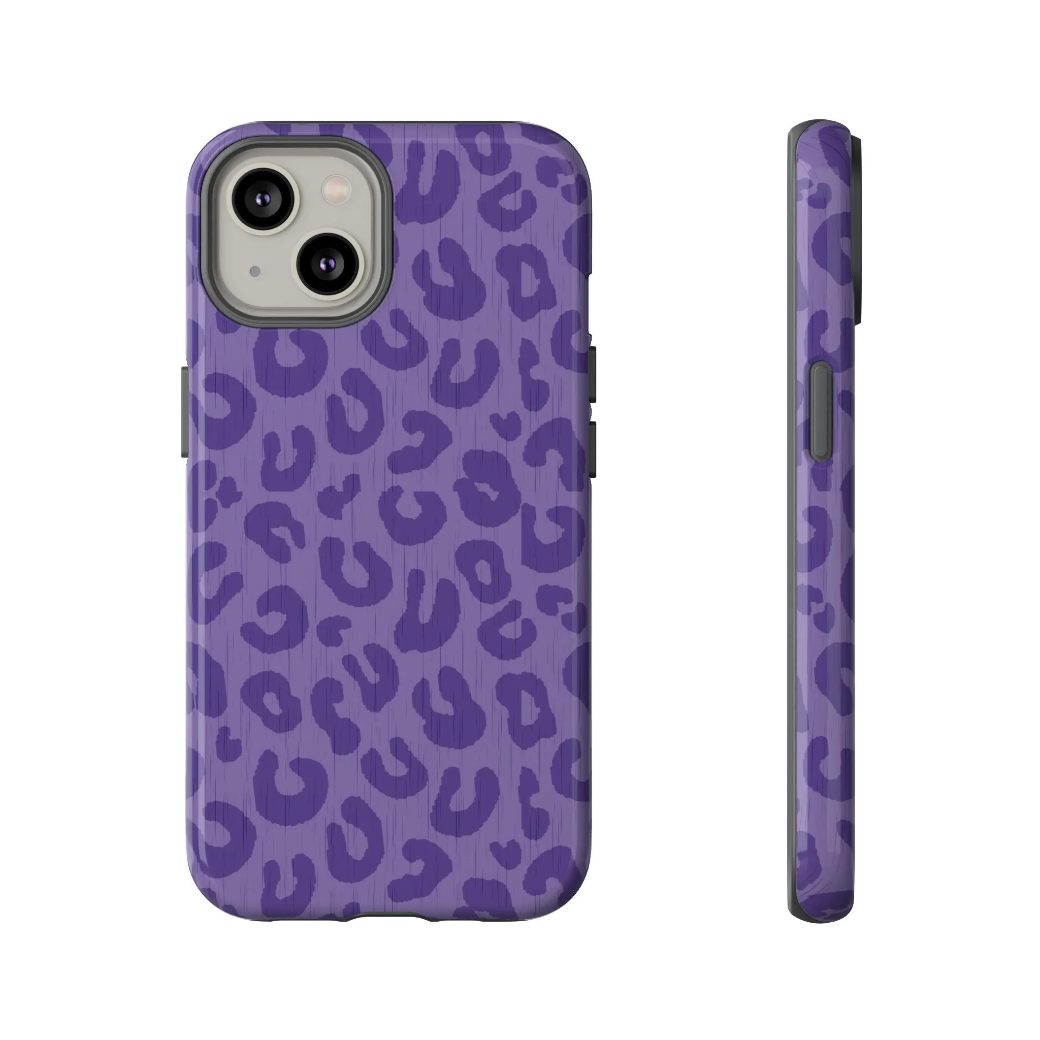Purple Cheetah Cell Phone Tough Case - Various Styles/Sizes