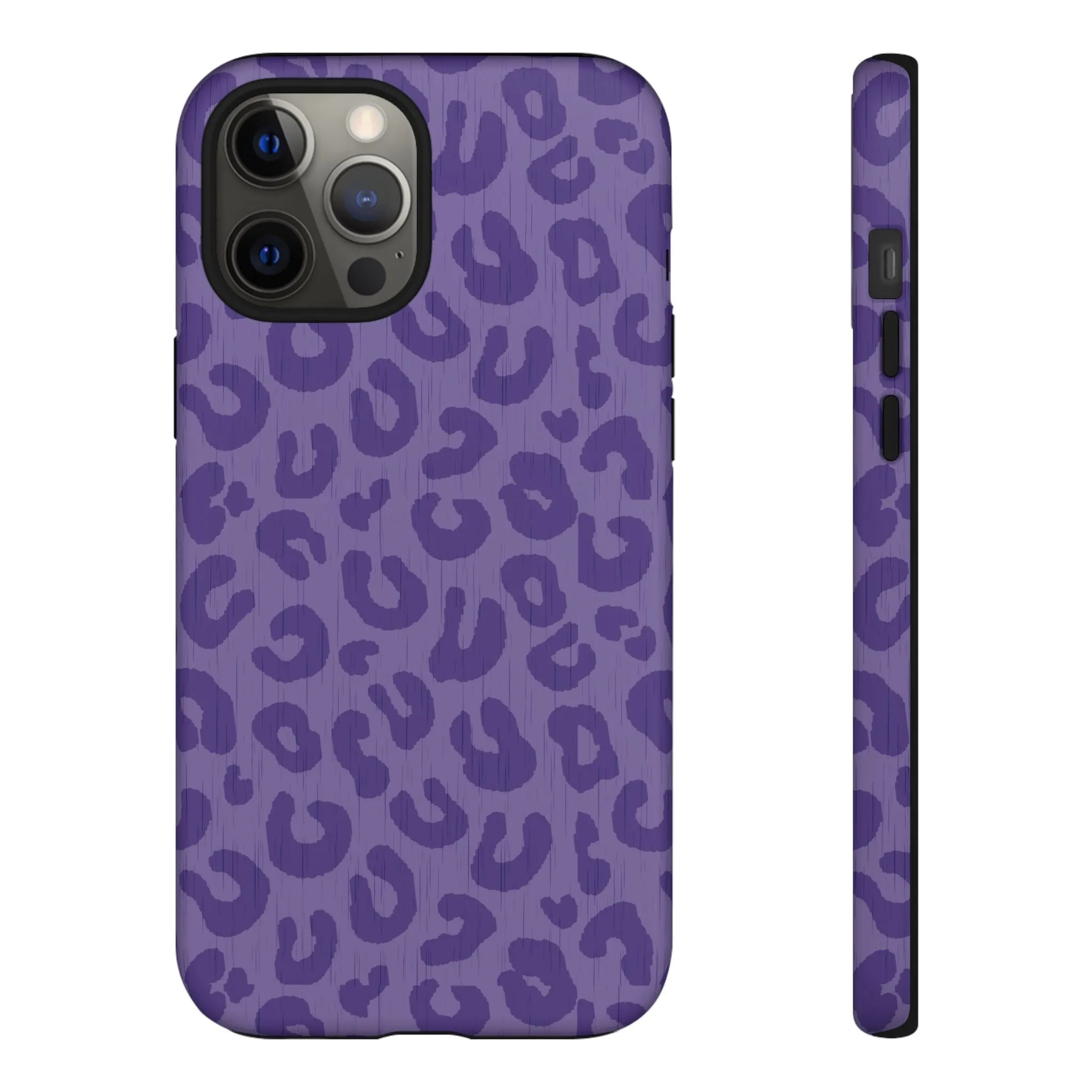 Purple Cheetah Cell Phone Tough Case - Various Styles/Sizes