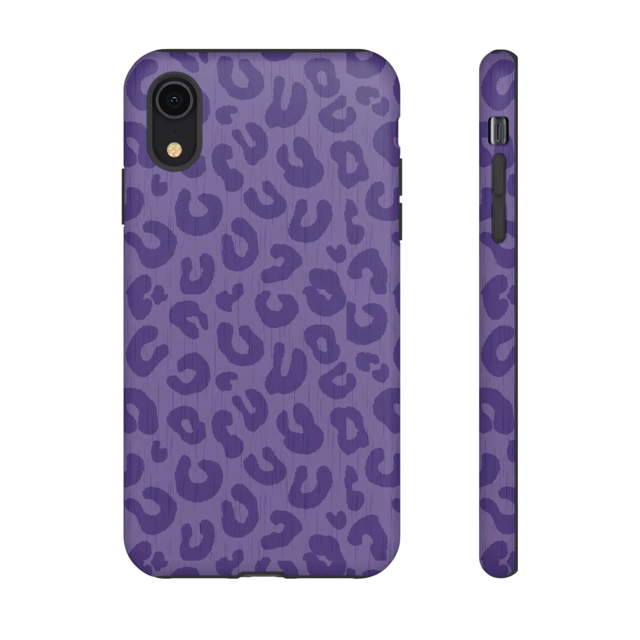 Purple Cheetah Cell Phone Tough Case - Various Styles/Sizes
