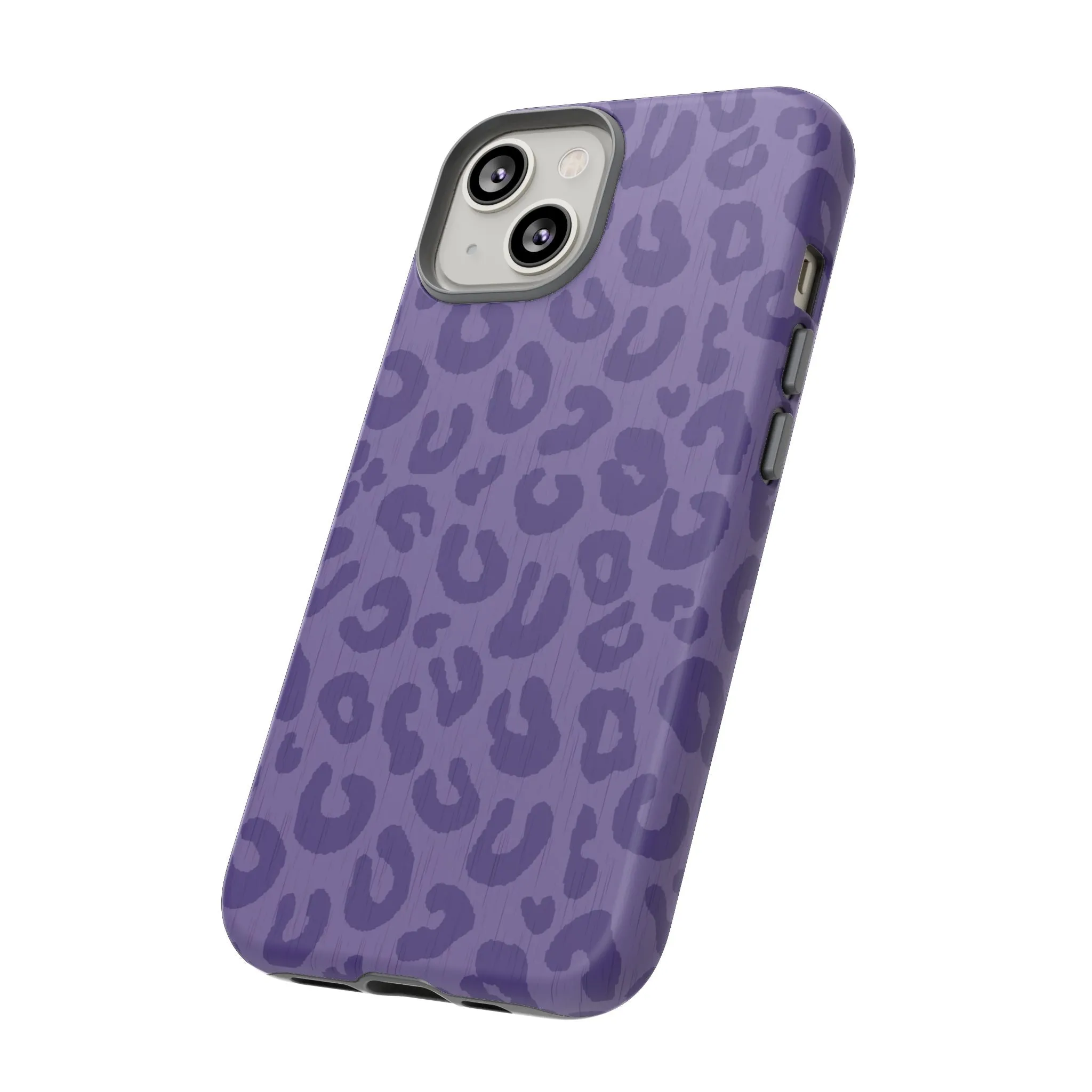 Purple Cheetah Cell Phone Tough Case - Various Styles/Sizes