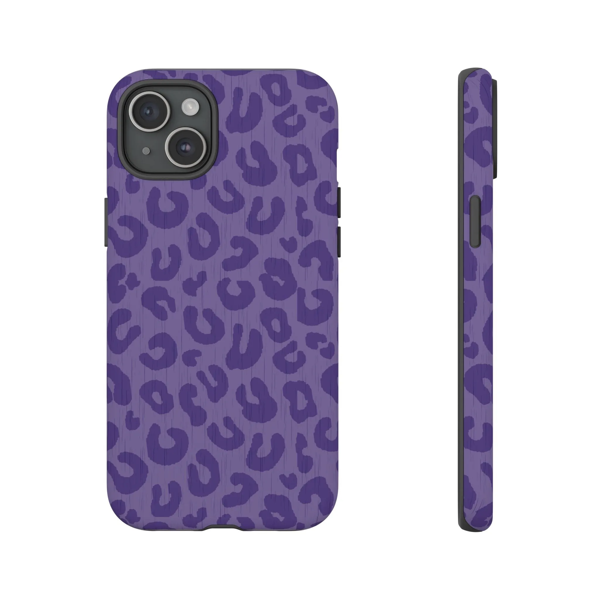 Purple Cheetah Cell Phone Tough Case - Various Styles/Sizes