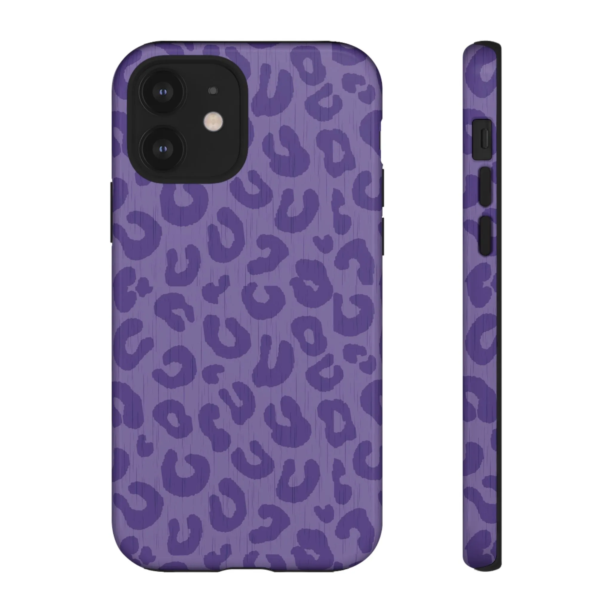 Purple Cheetah Cell Phone Tough Case - Various Styles/Sizes