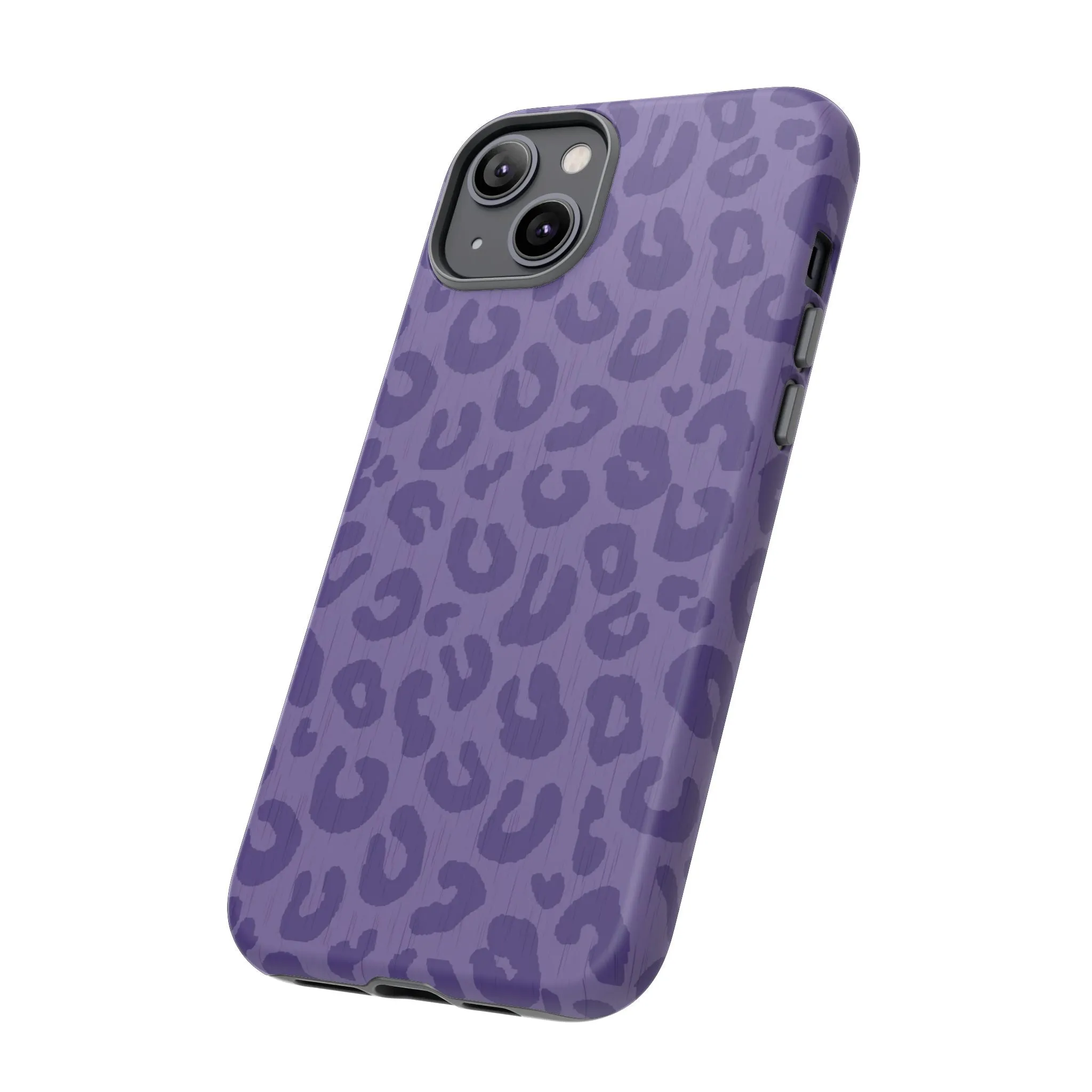 Purple Cheetah Cell Phone Tough Case - Various Styles/Sizes