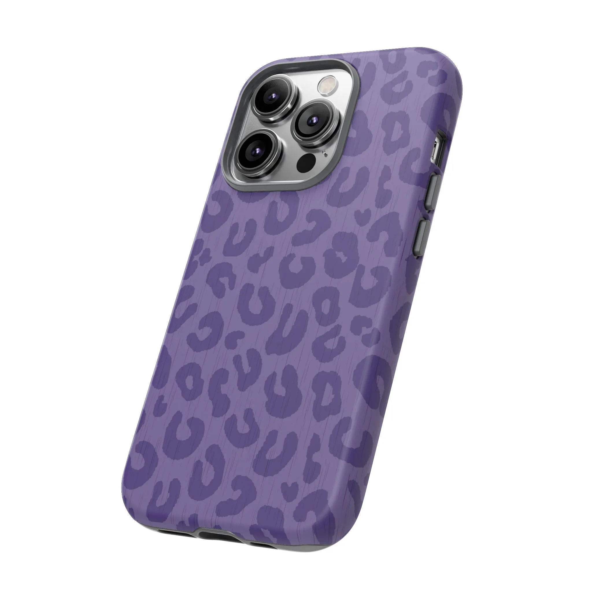 Purple Cheetah Cell Phone Tough Case - Various Styles/Sizes