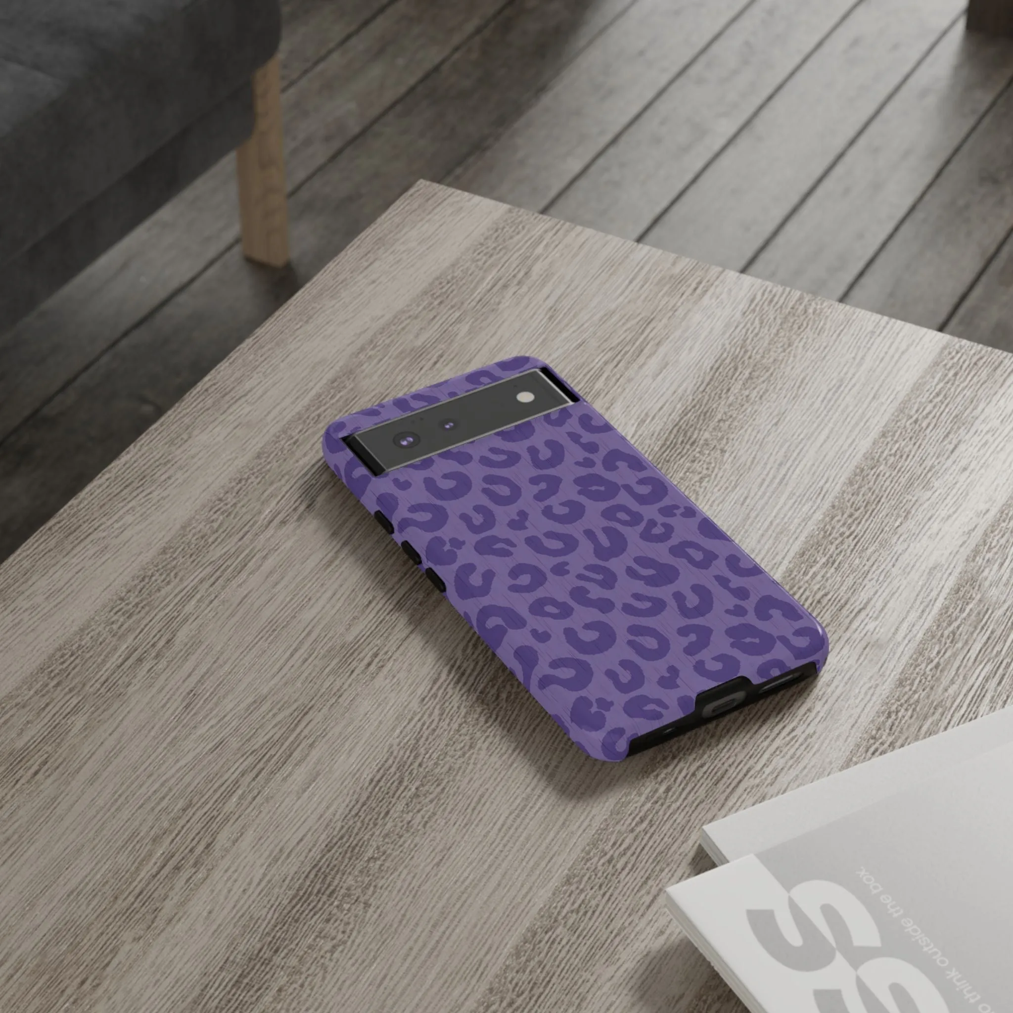 Purple Cheetah Cell Phone Tough Case - Various Styles/Sizes