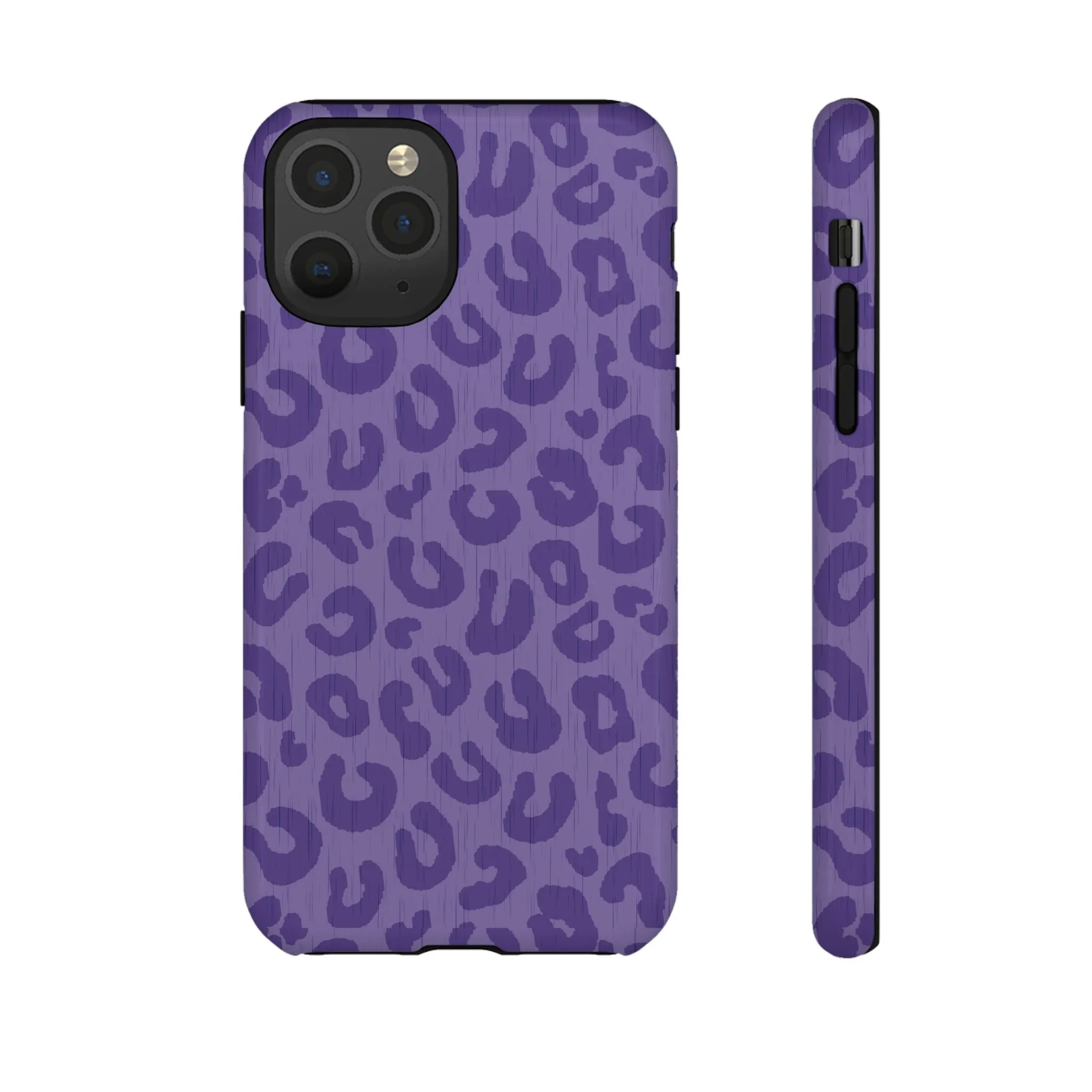 Purple Cheetah Cell Phone Tough Case - Various Styles/Sizes