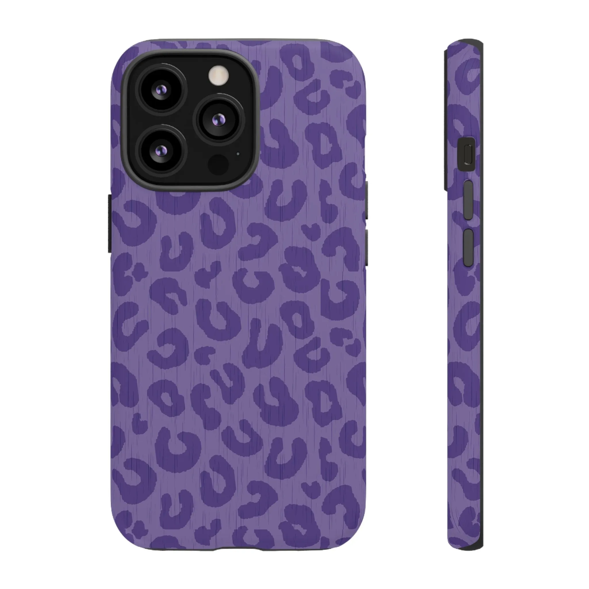 Purple Cheetah Cell Phone Tough Case - Various Styles/Sizes