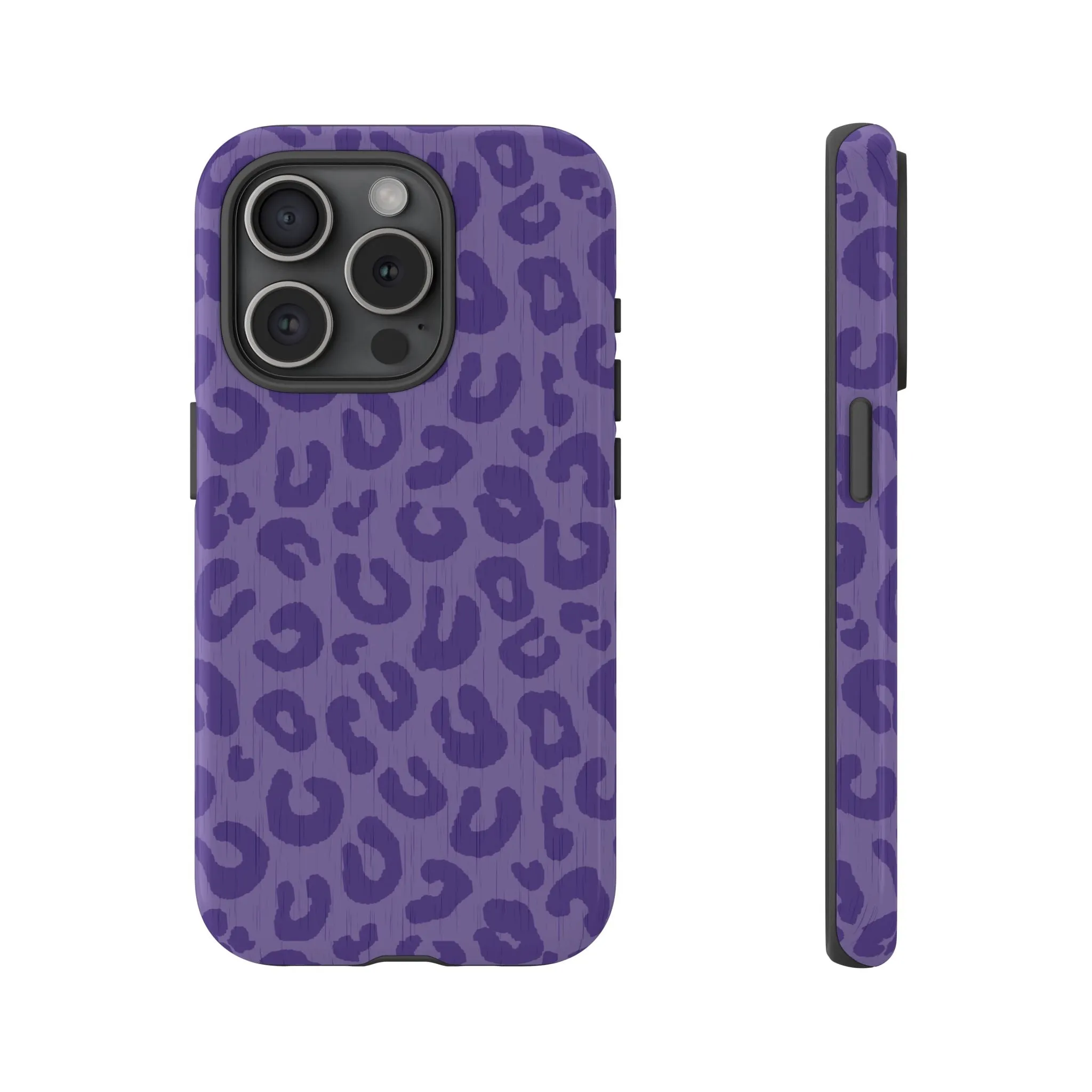 Purple Cheetah Cell Phone Tough Case - Various Styles/Sizes