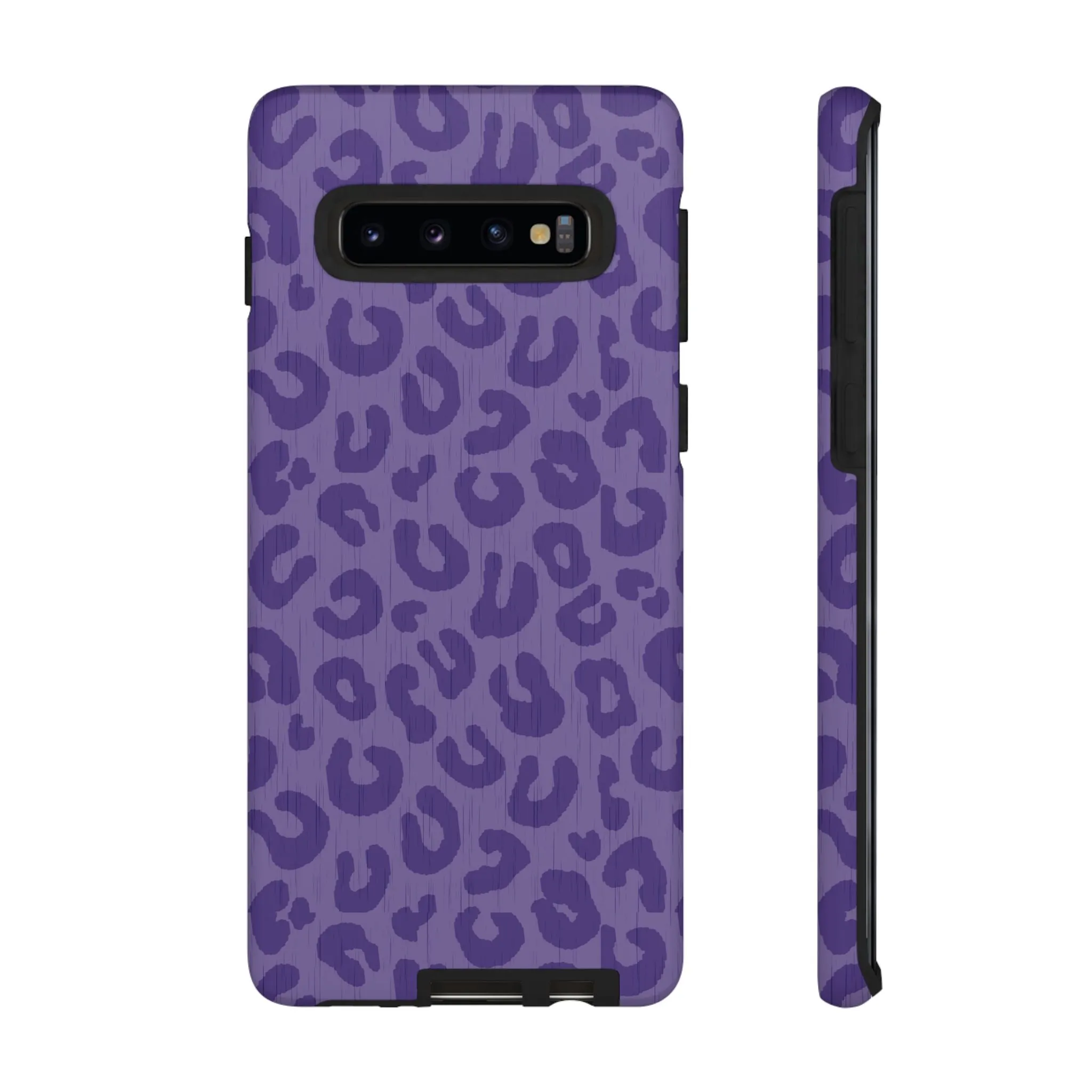 Purple Cheetah Cell Phone Tough Case - Various Styles/Sizes