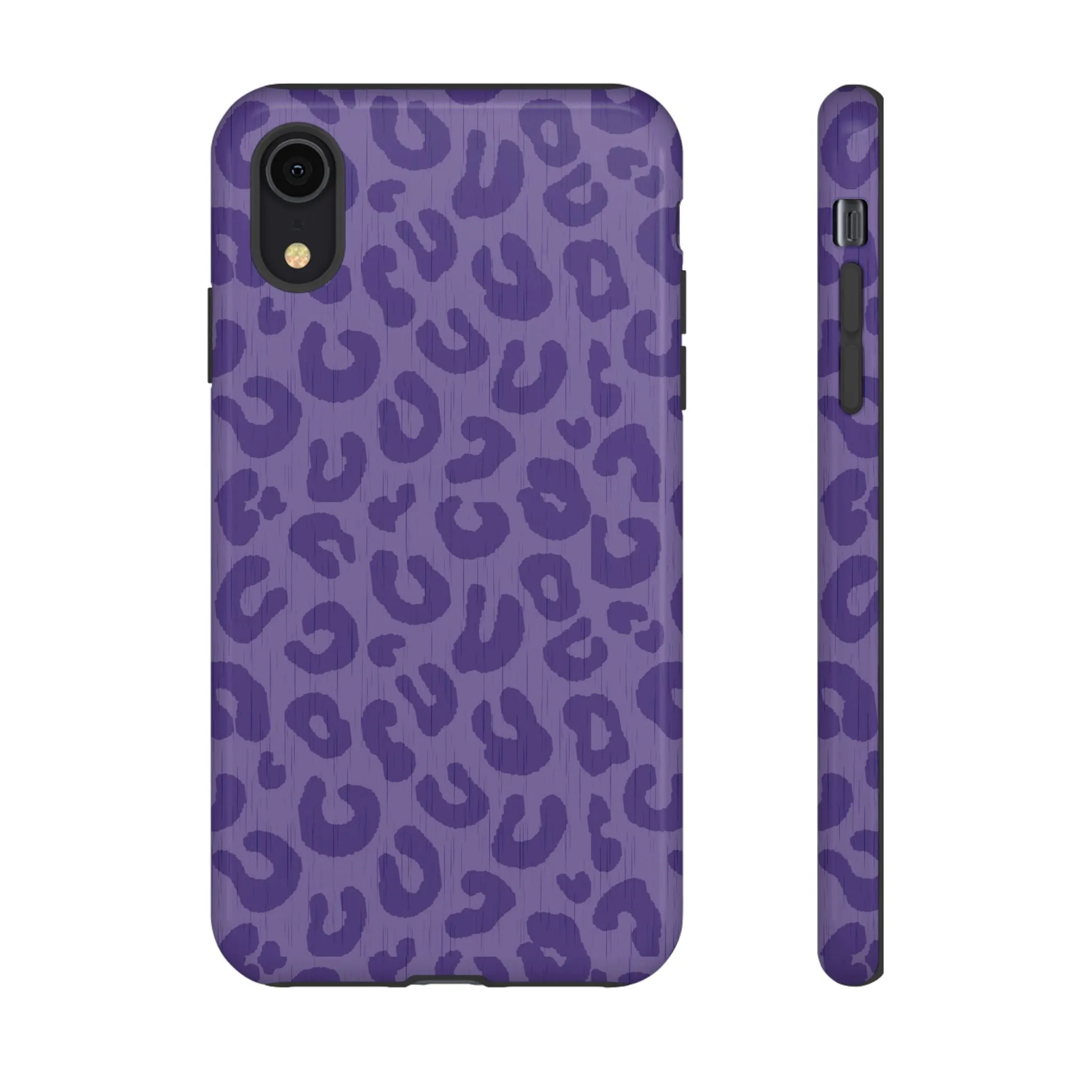 Purple Cheetah Cell Phone Tough Case - Various Styles/Sizes
