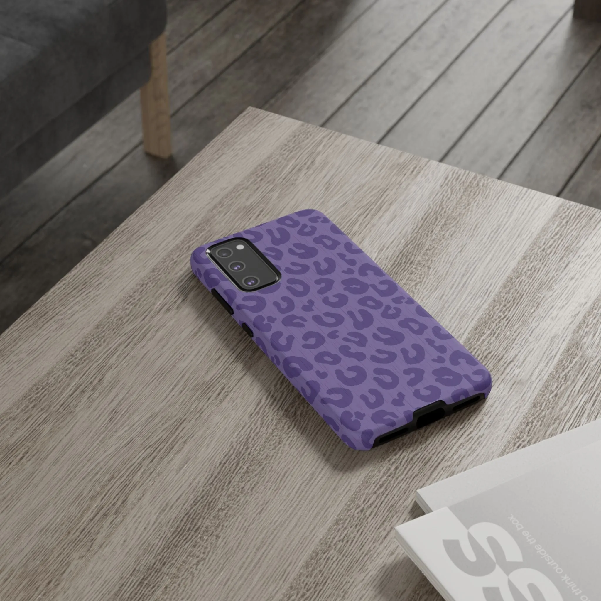 Purple Cheetah Cell Phone Tough Case - Various Styles/Sizes