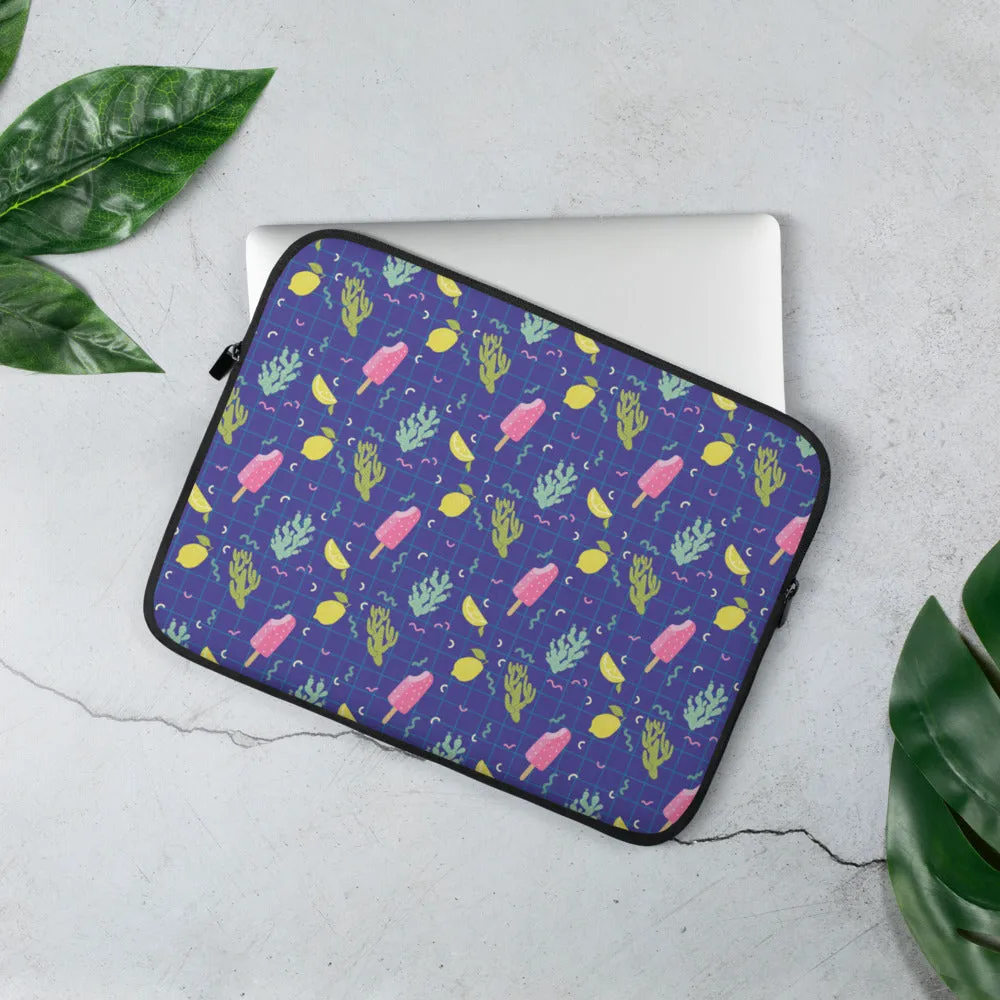 Purple Lemon Sorbet Laptop Case