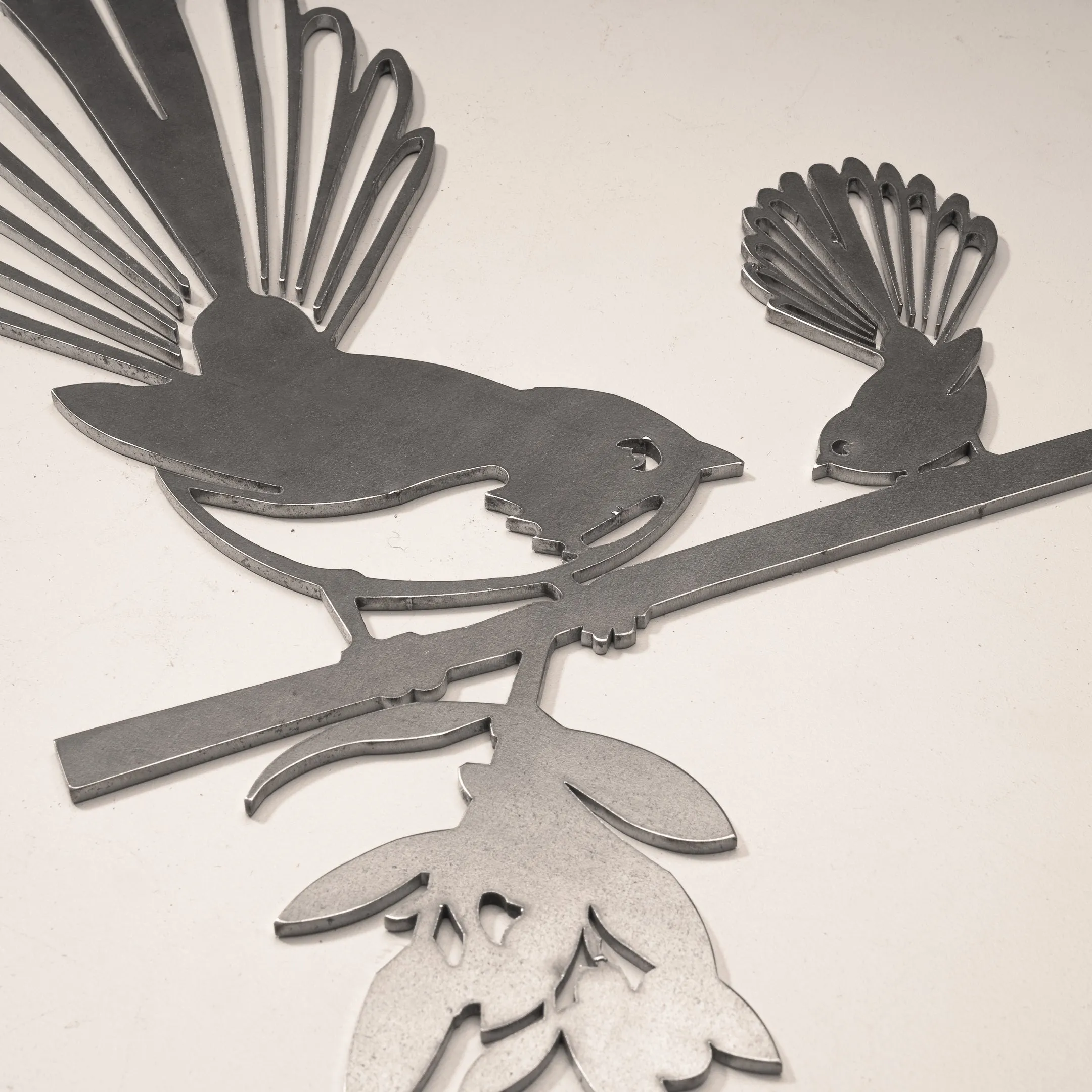 Pīwakawaka (Fantail) and Baby