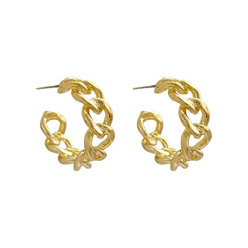 "CHAINLINK HOOP" Earrings