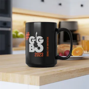 "I'm doing it by Invitation!" Black Mug, 15oz