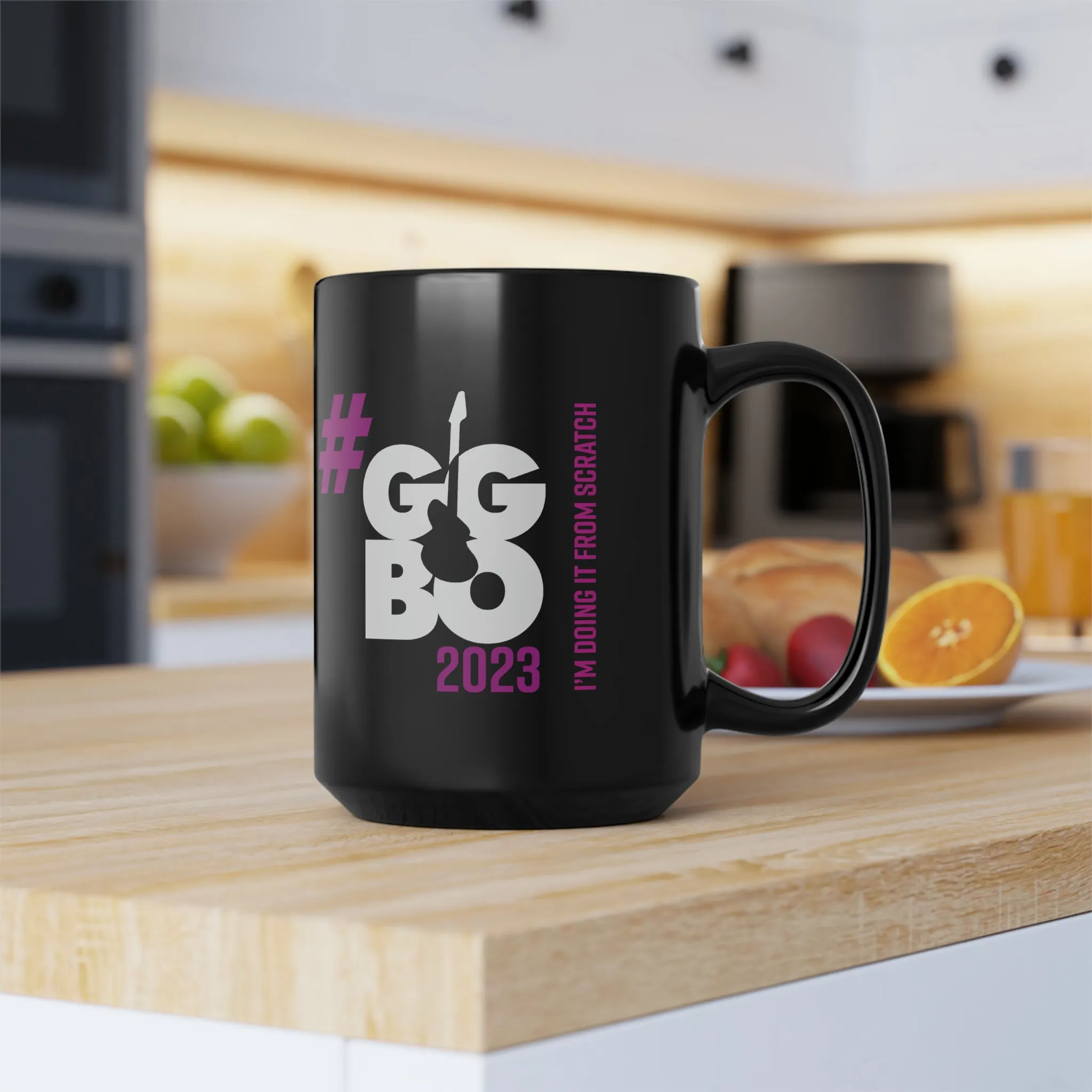 "I'm doing it from Scratch!" Black Mug, 15oz