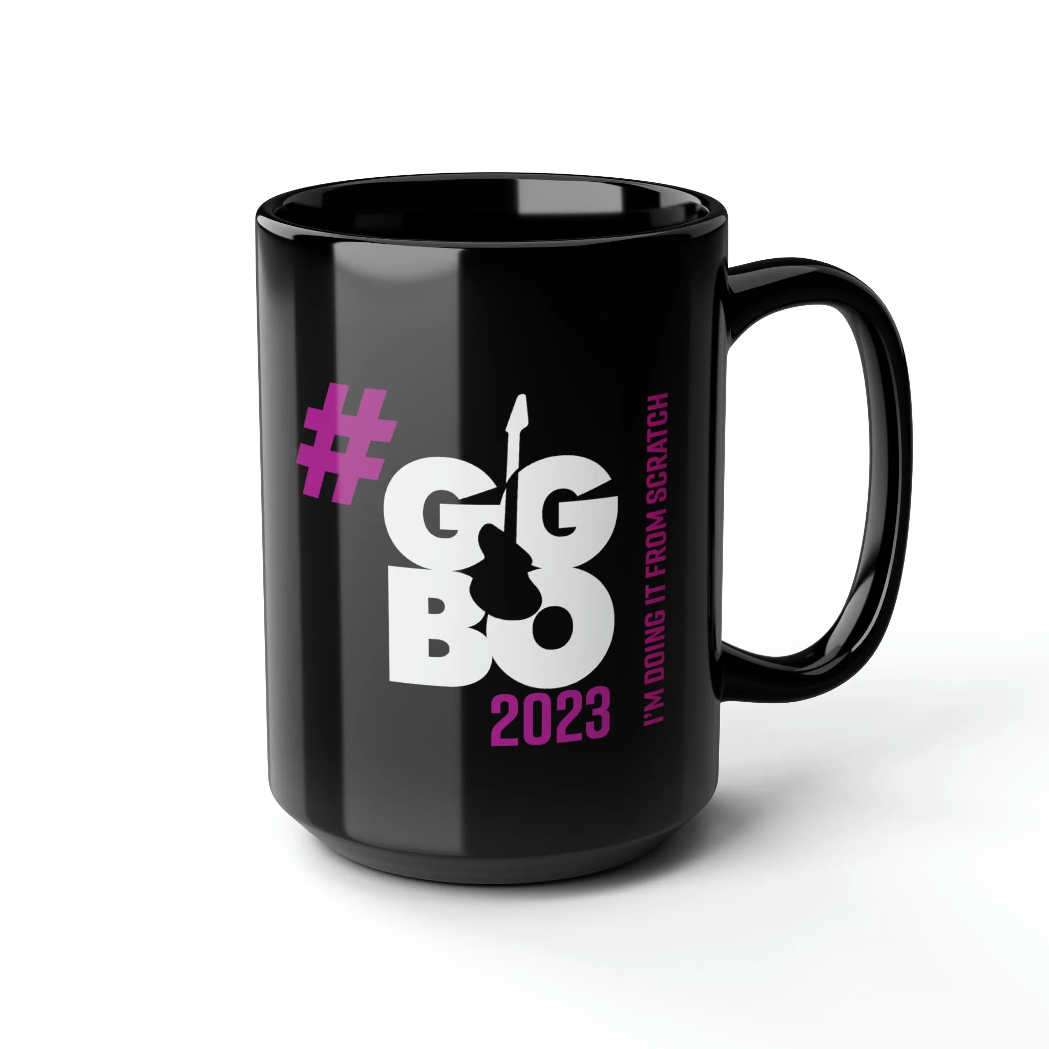 "I'm doing it from Scratch!" Black Mug, 15oz