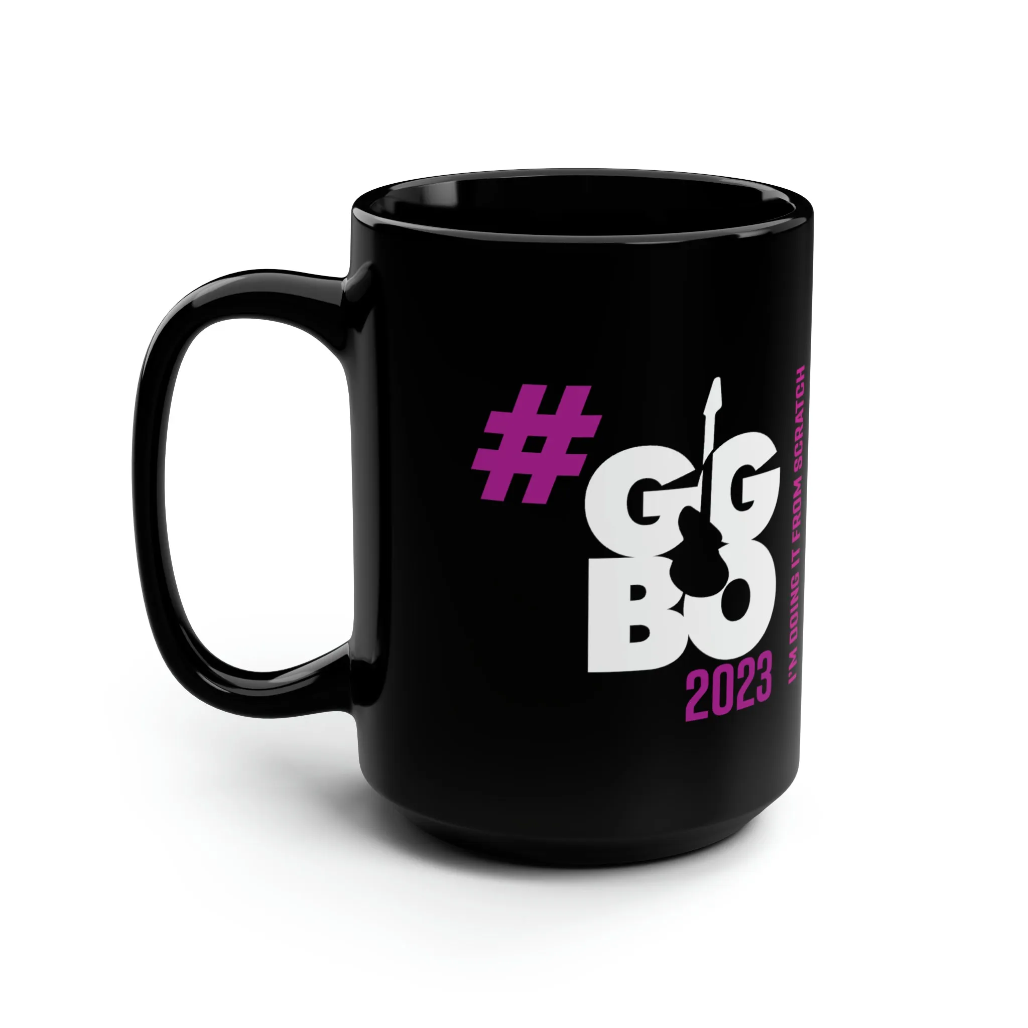 "I'm doing it from Scratch!" Black Mug, 15oz