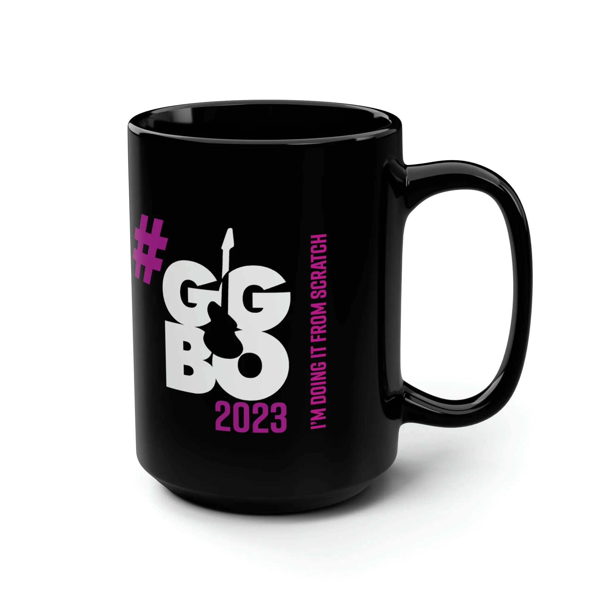 "I'm doing it from Scratch!" Black Mug, 15oz