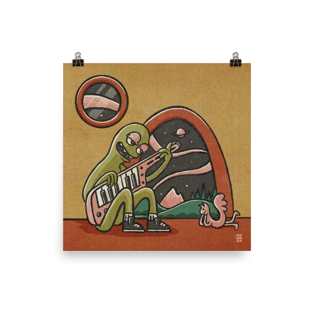"Serenade" Pop Wonder Art Print 12in x 12in