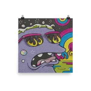 "This is fine" Pop Wonder Art Print 12in x 12in
