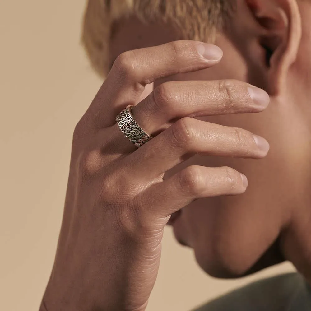 Radial 9MM Band Ring