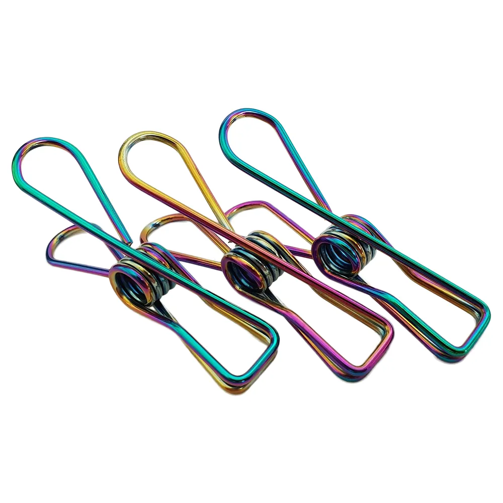 Rainbow Stainless Steel Infinity Clothes Pegs 60 Pack