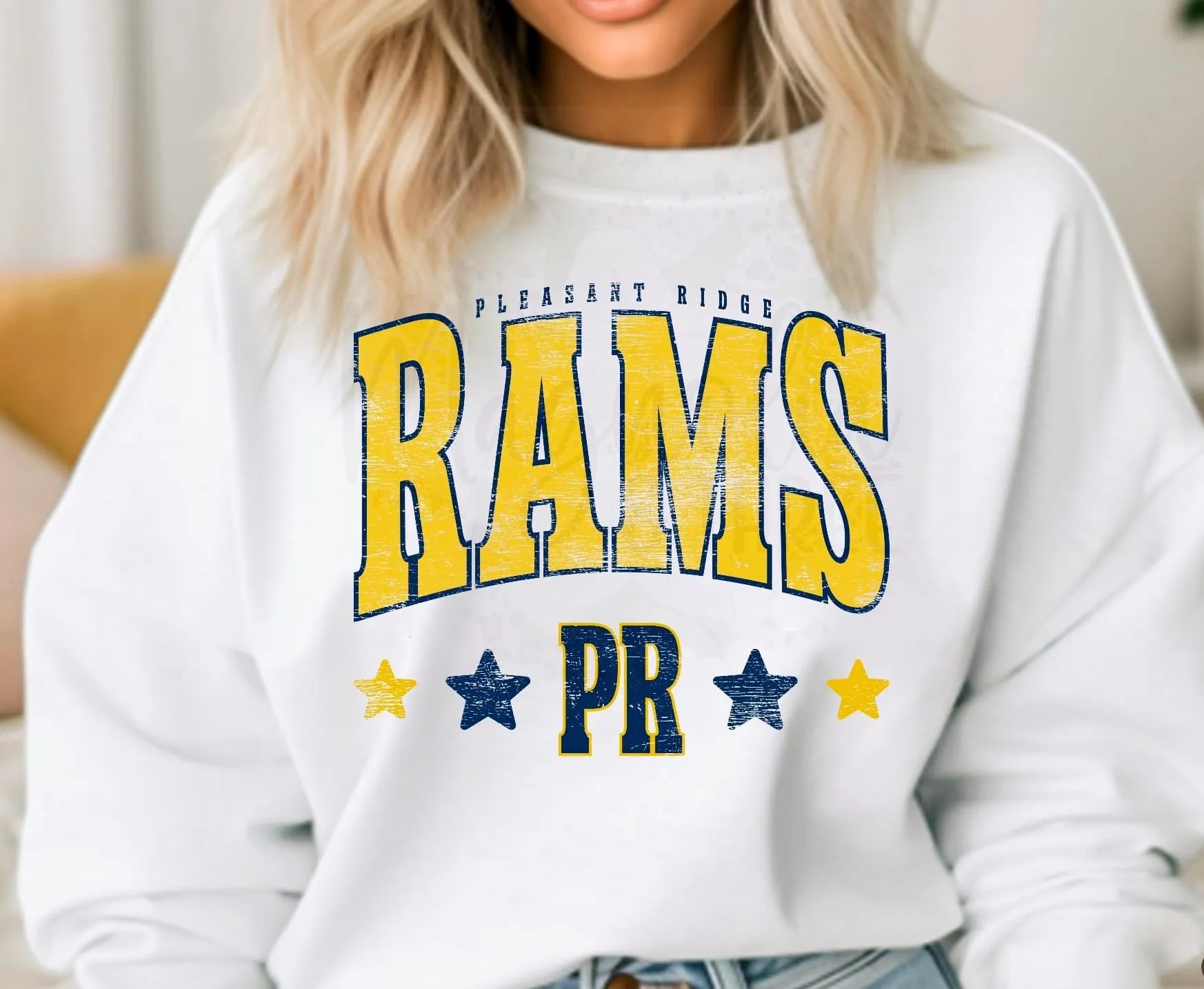Rams Distressed Stars (M151)