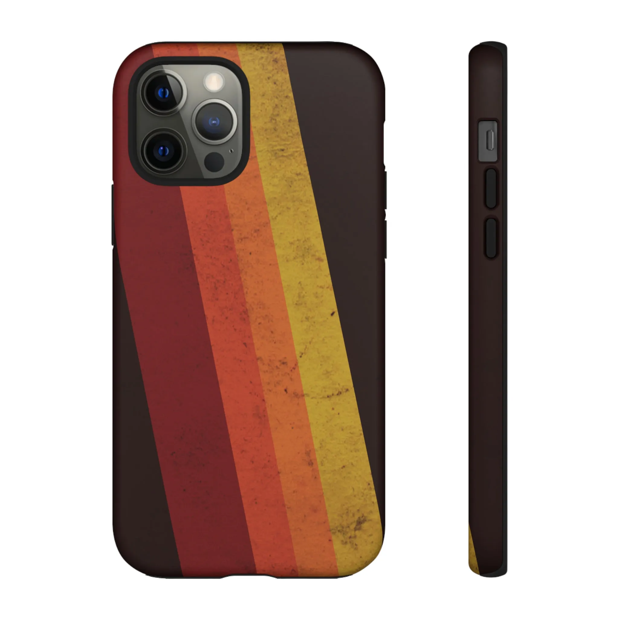 Retro Line Pattern Tough Phone Cases