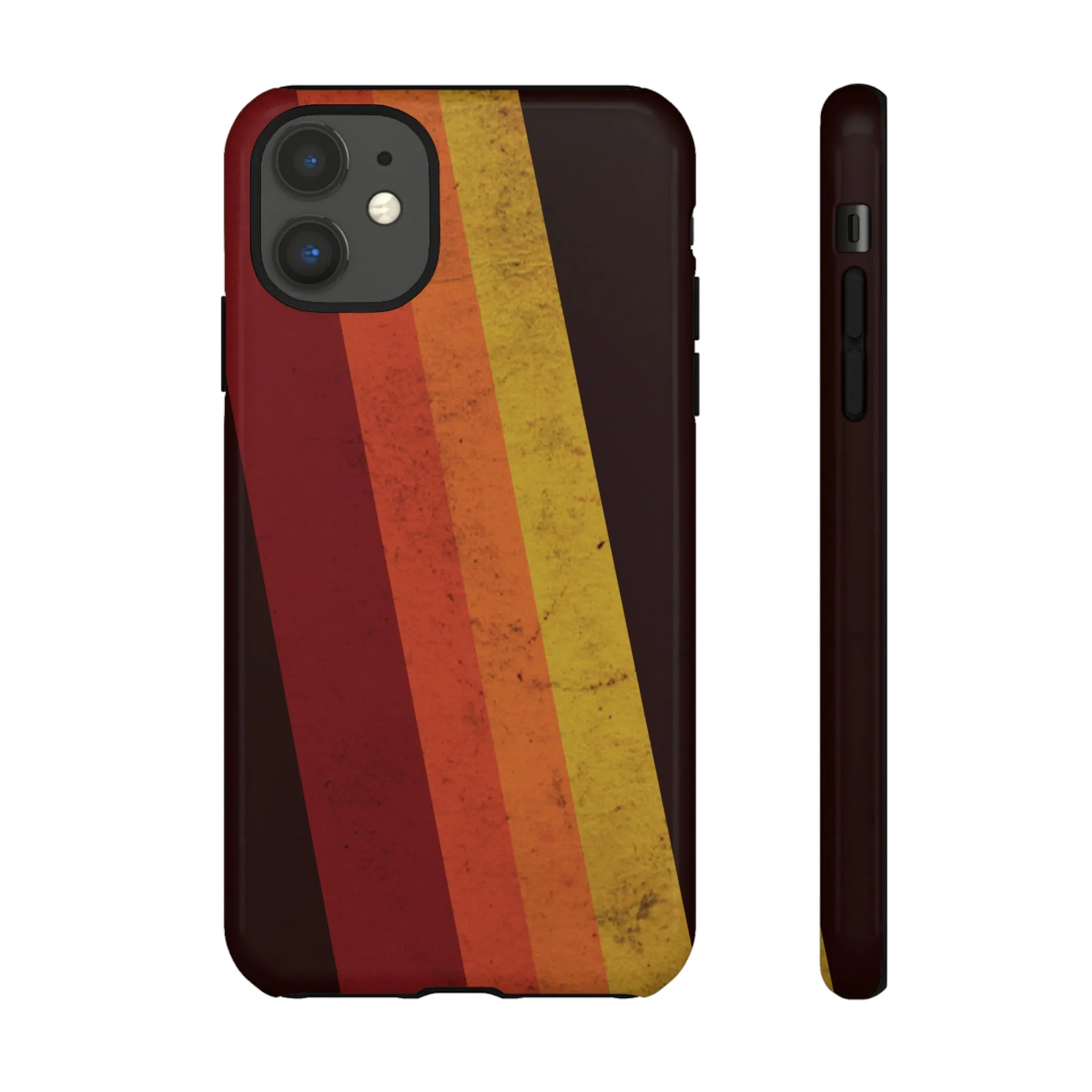 Retro Line Pattern Tough Phone Cases