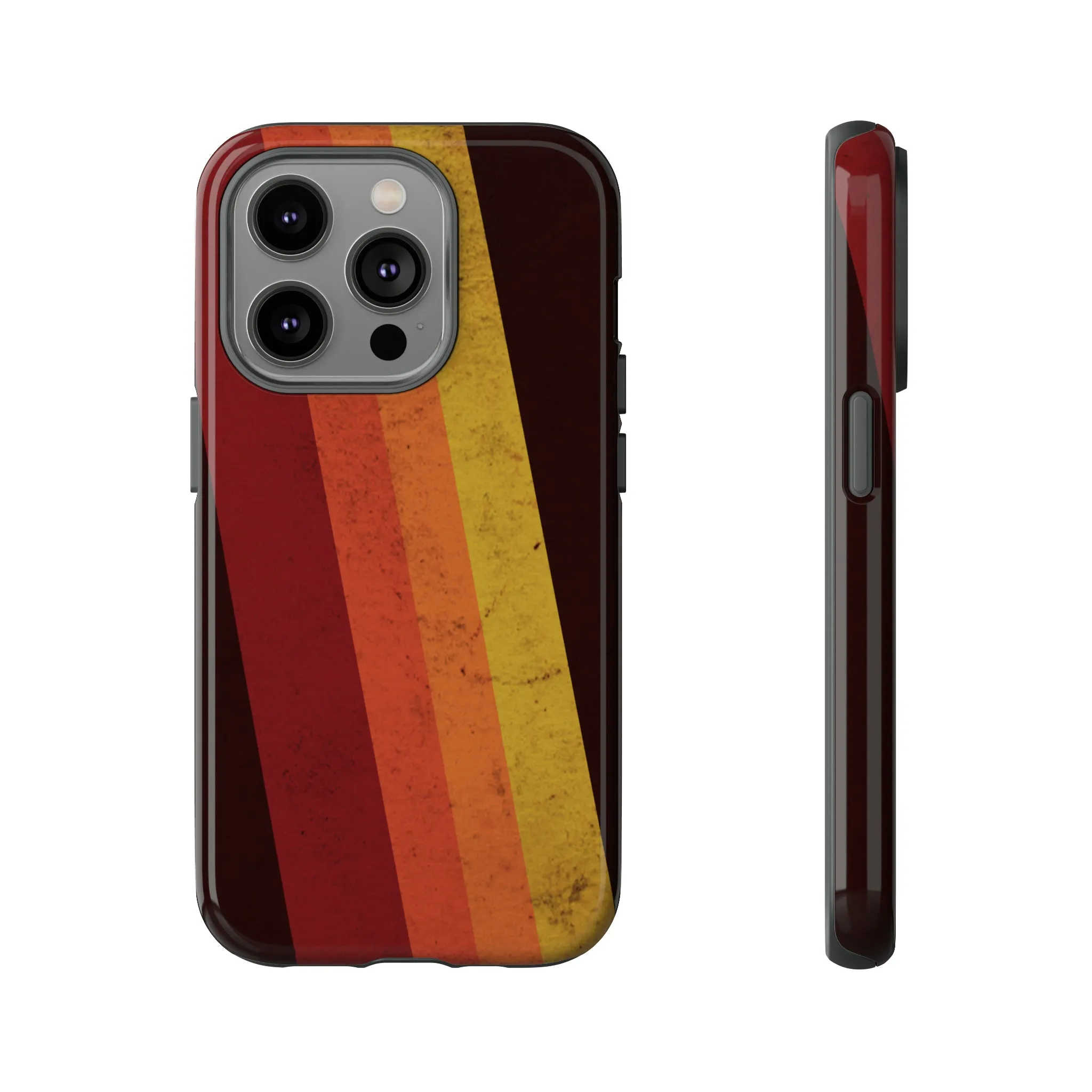 Retro Line Pattern Tough Phone Cases
